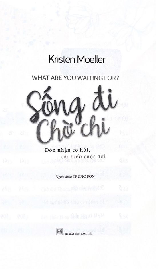  Sống Đi Chờ Chi 