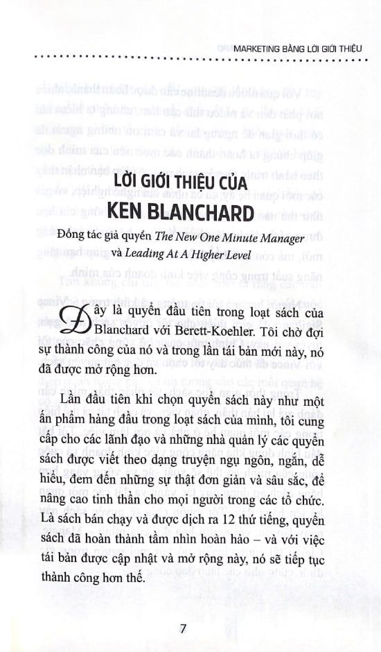  Marketing Bằng Lời Giới Thiệu 