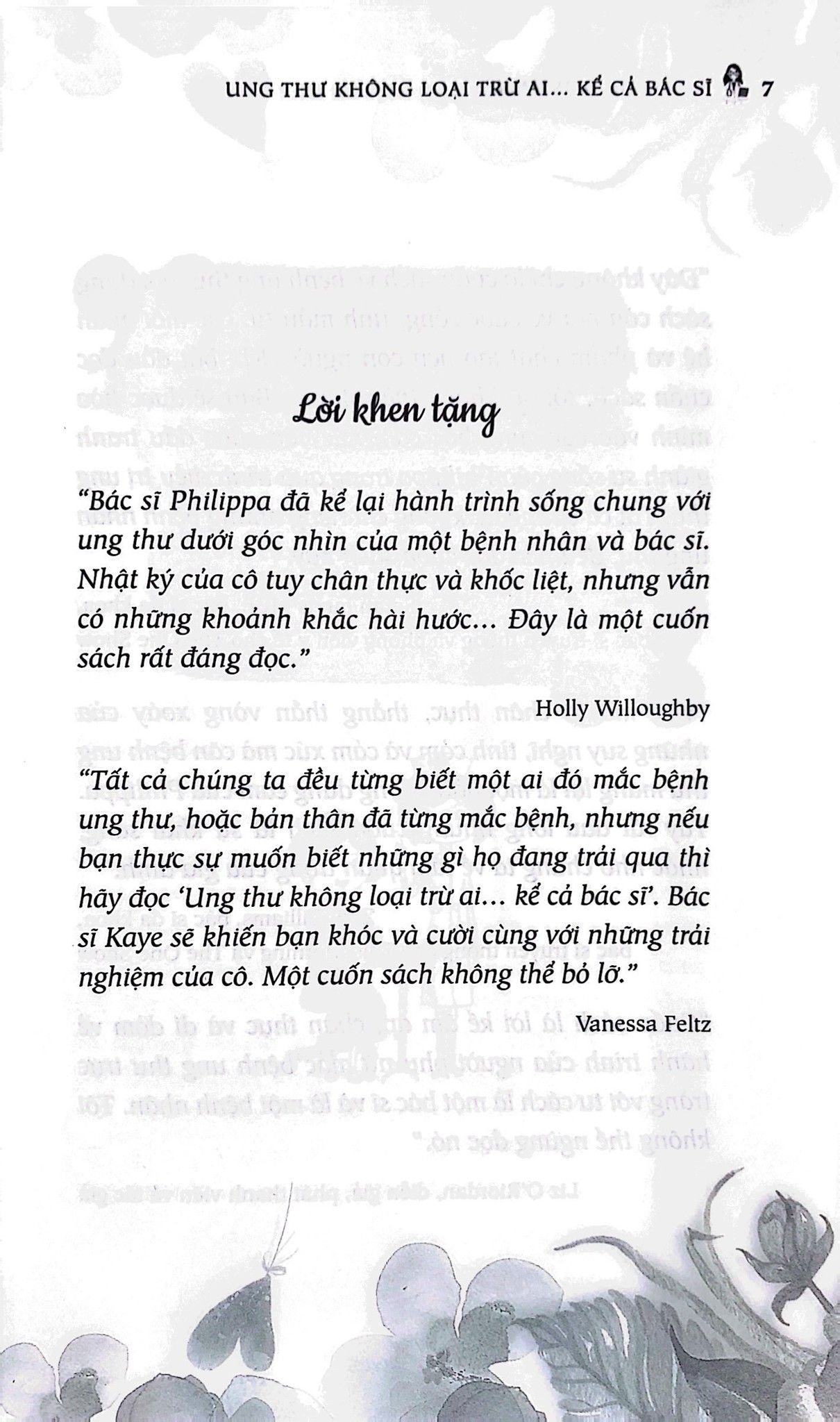  Ung Thư Không Loại Trừ Ai...Kể Cả Bác Sĩ 
