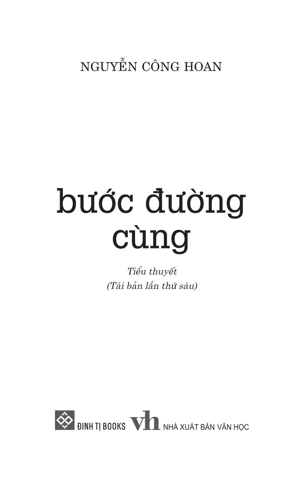  Bước Đường Cùng (Tái Bản 2024) 