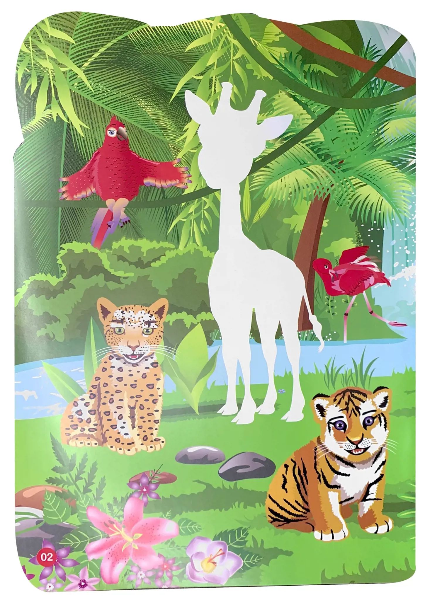  Sticker - Thế Giới Động Vật - Rừng Nhiệt Đới 