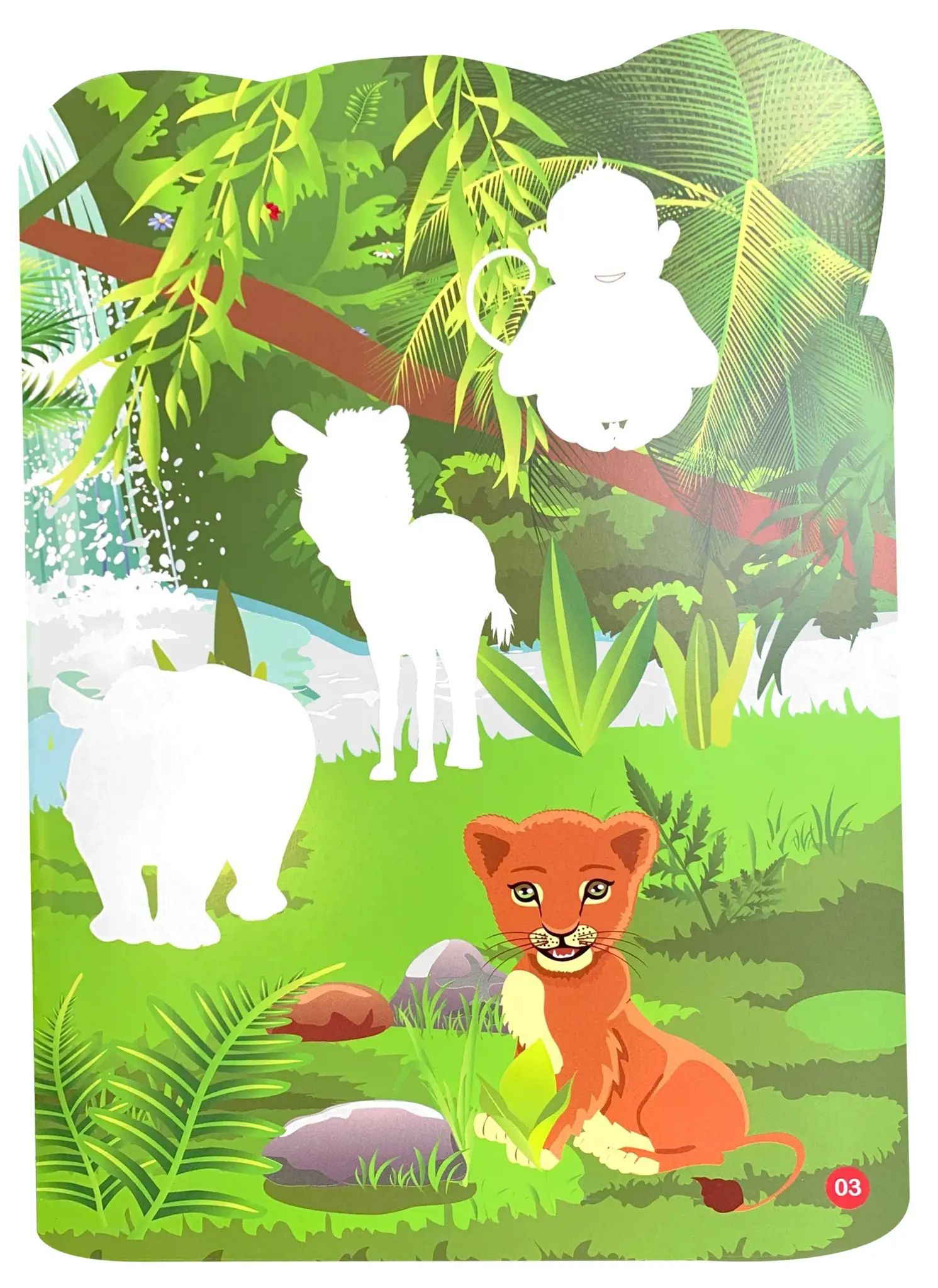  Sticker - Thế Giới Động Vật - Rừng Nhiệt Đới 