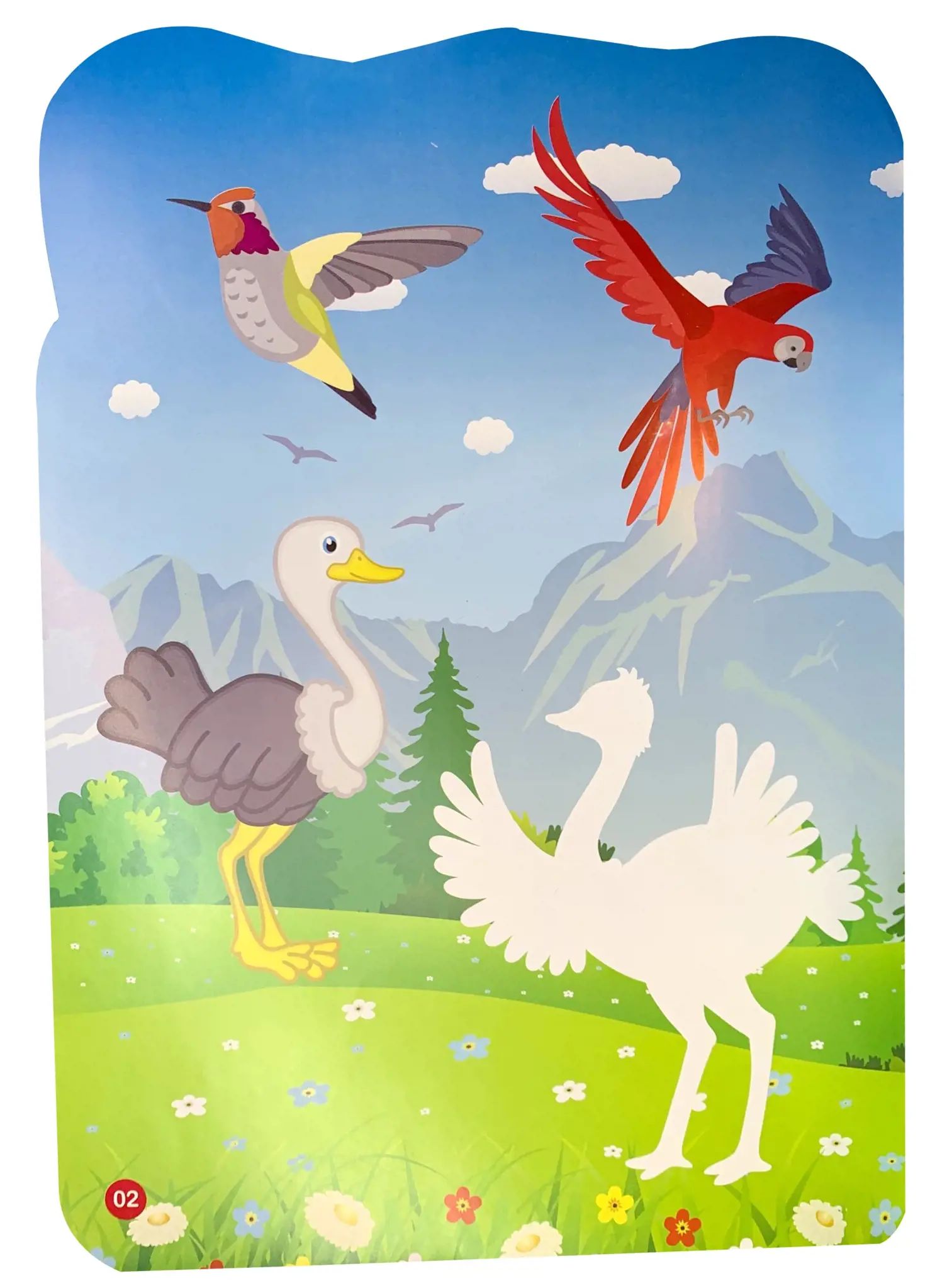  Sticker - Thế Giới Động Vật - Thế Giới Loài Chim 