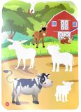  Sticker - Thế Giới Động Vật - Trong Trang Trại 