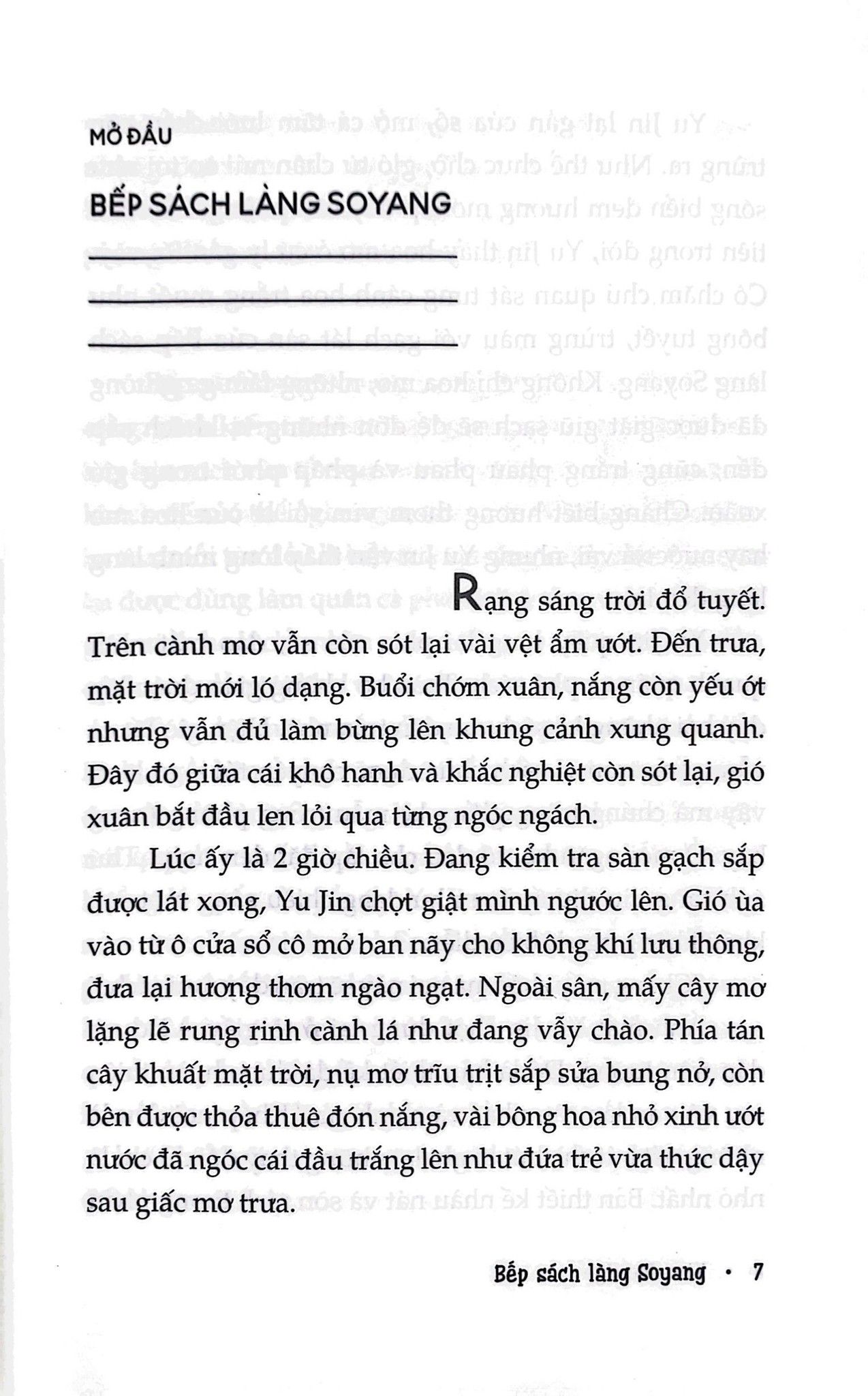  Bếp Sách Làng Soyang 