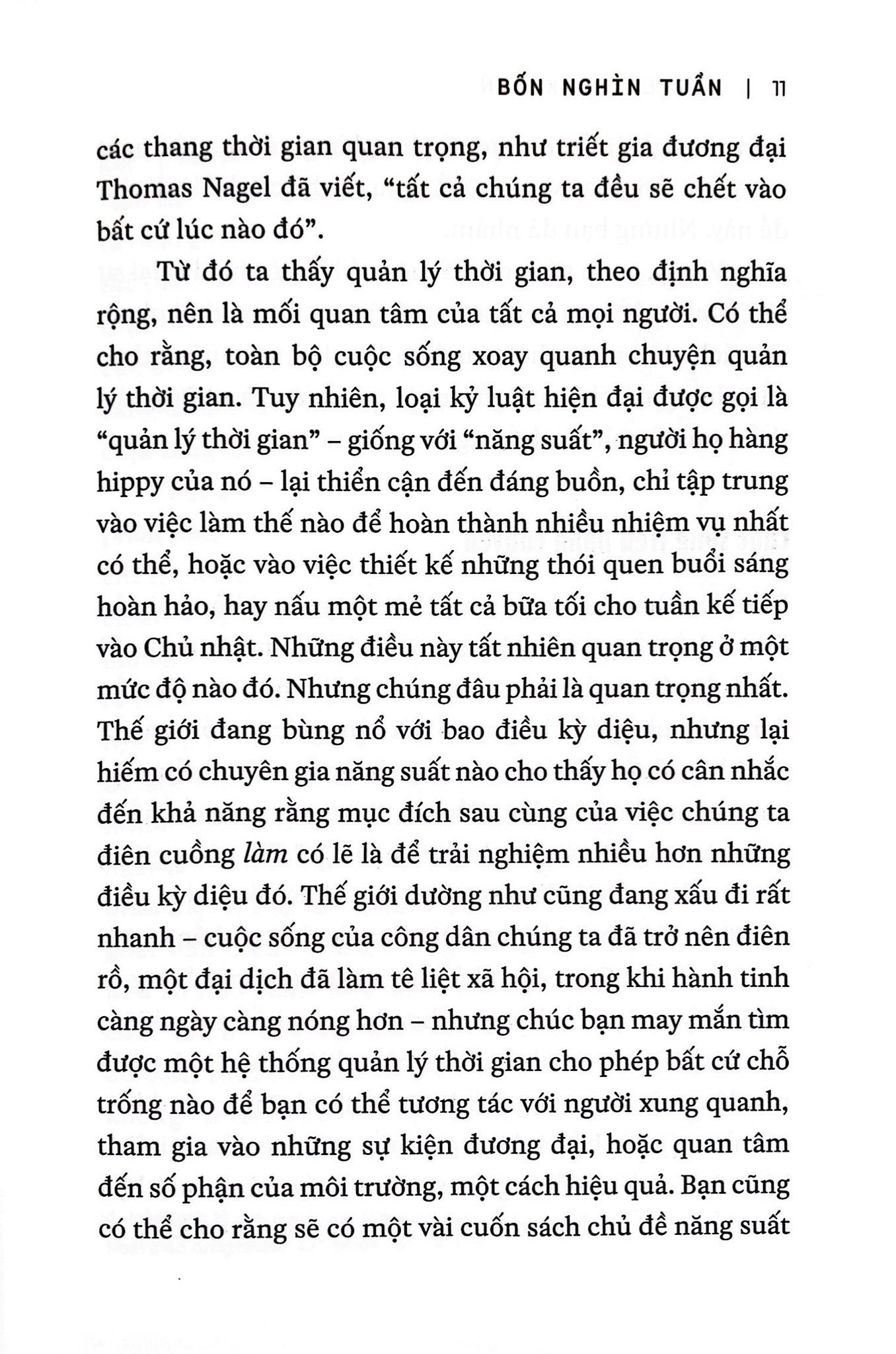  Bốn Nghìn Tuần - Quản Lý Thời Gian Khi Cuộc Đời Là Hữu Hạn 