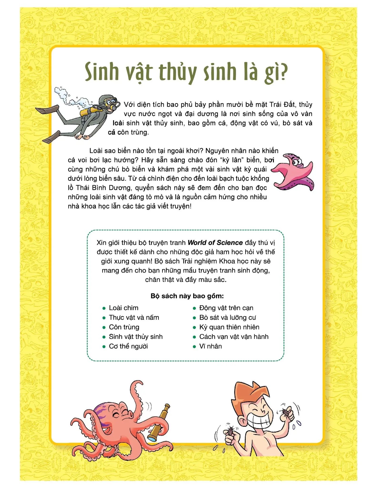  Làm Bạn Với Khoa Học - World Of Science - Những Bí Ẩn Về Sinh Vật Thủy Sinh - Adventures With Aquatic Creatures 