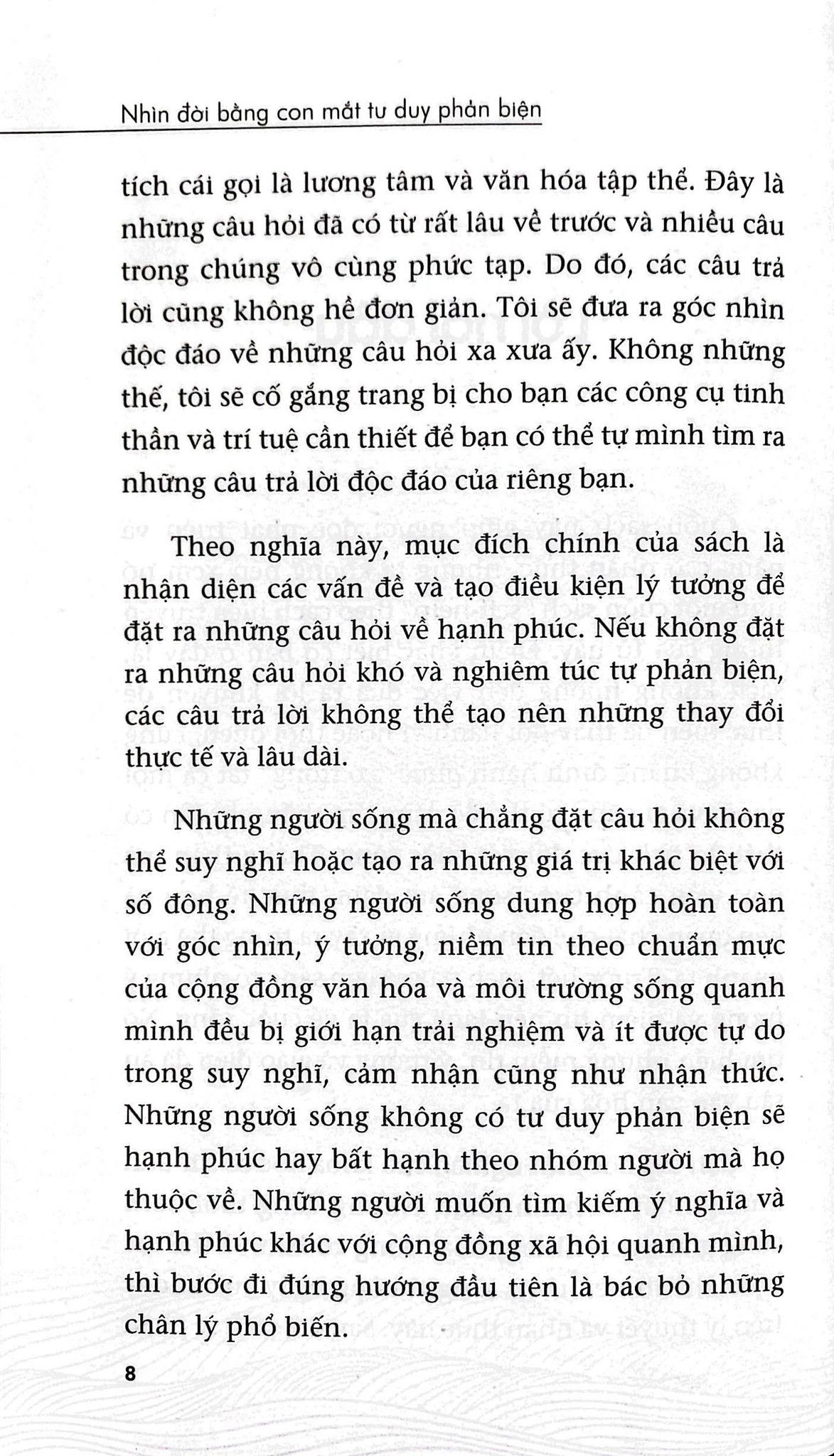  Nhìn Đời Bằng Con Mắt Tư Duy Phản Biện 
