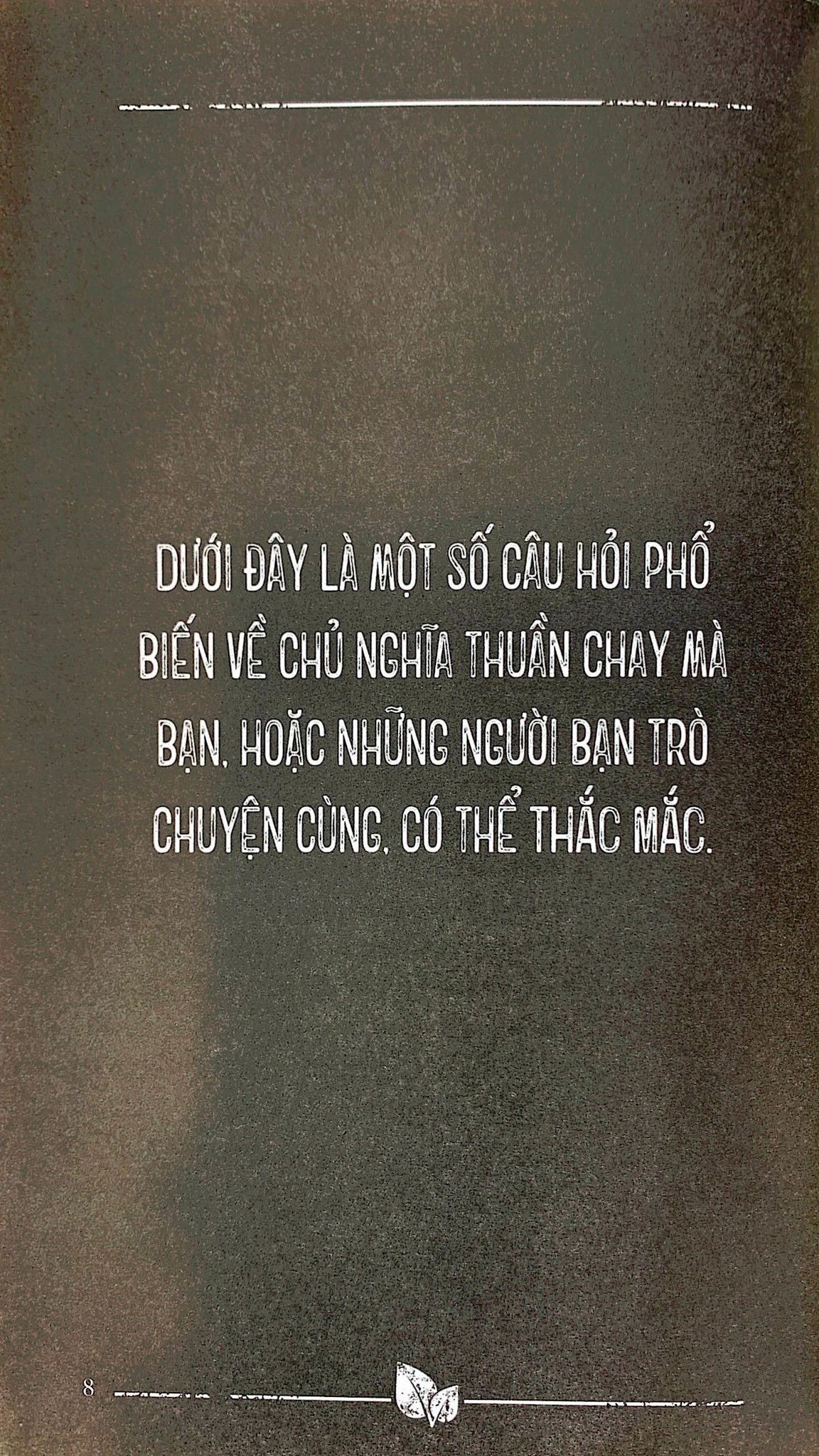  The Little Book - Chủ Nghĩa Thuần Chay 