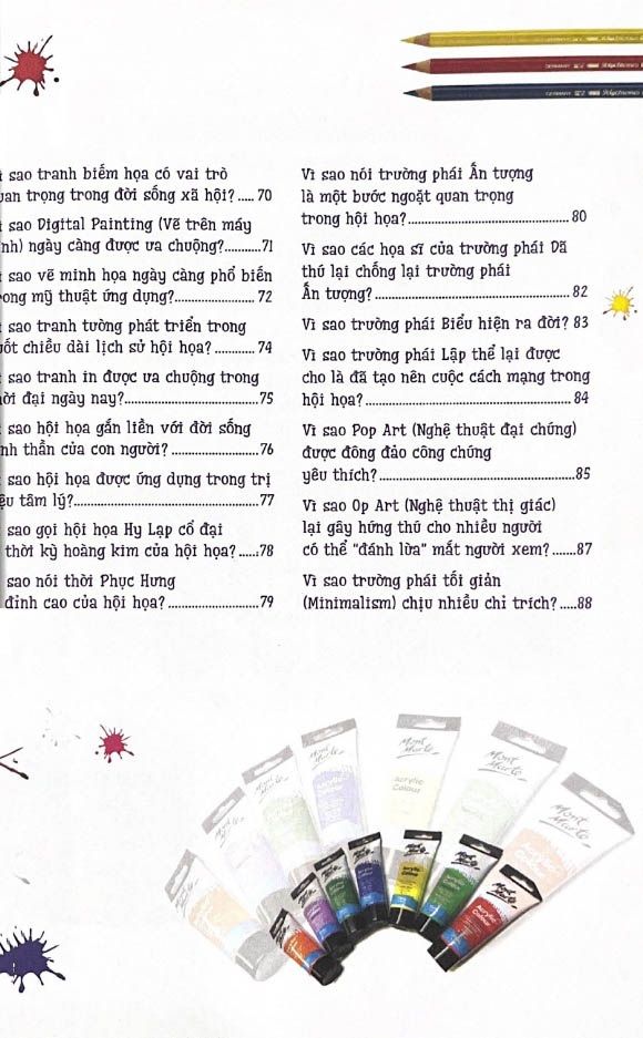  10 Vạn Câu Hỏi Vì Sao - Những Điều Thú Vị Trong Hội Họa 