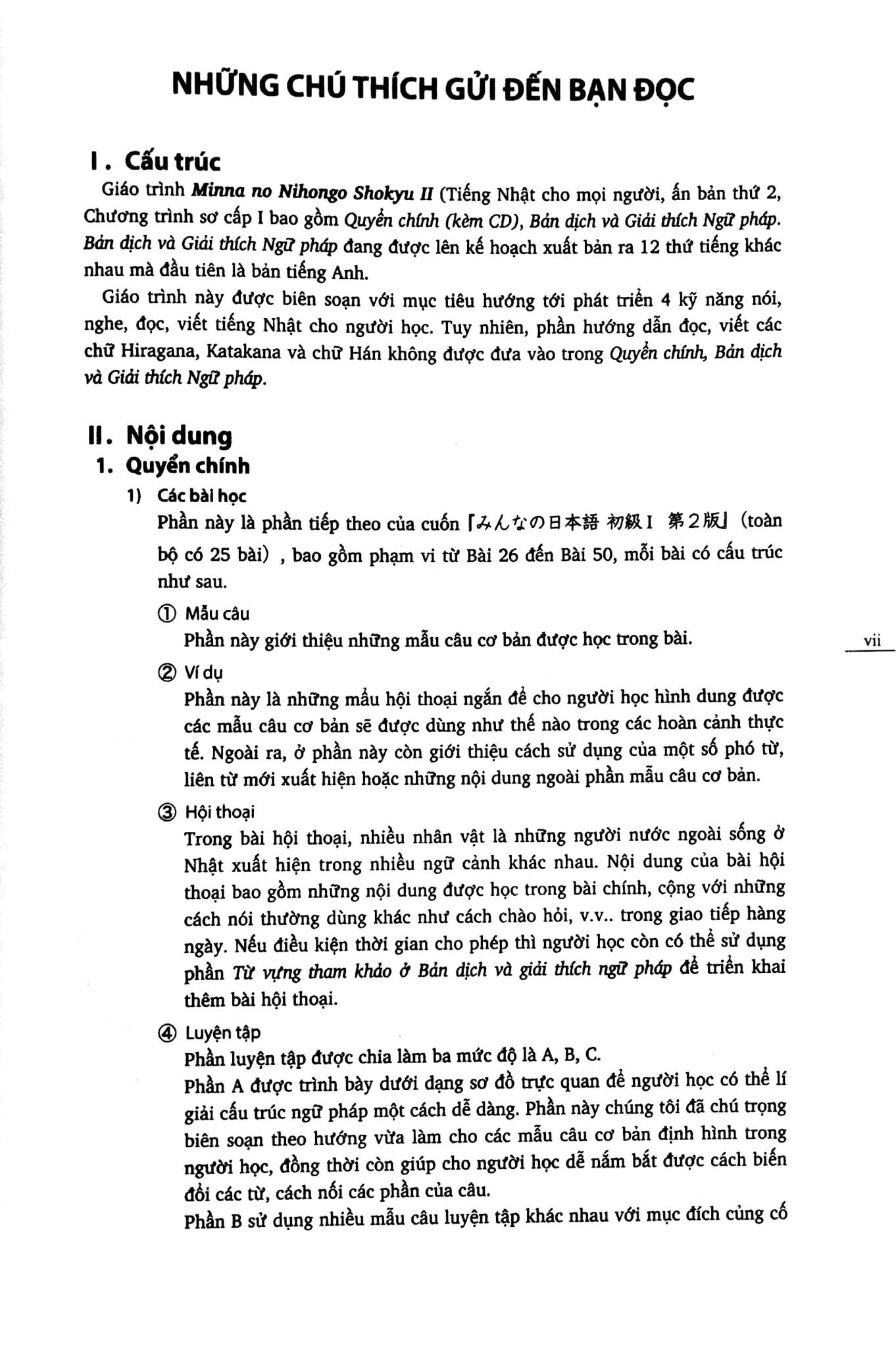  Tiếng Nhật Cho Mọi Người: Sơ Cấp 2 - Bản Mới - Bản Dịch Và Giải Thích Ngữ Pháp - Tiếng Việt 