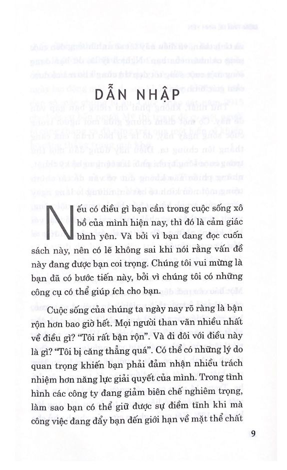  Điềm Tĩnh Để Bình Yên 