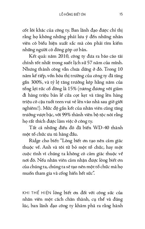  Lãnh Đạo Bằng Lòng Biết Ơn 
