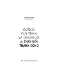  Quản Lí Quy Trình Và Con Người Để Thay Đổi Thành Công 