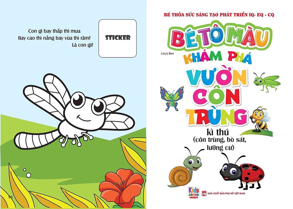  Bé Tô Màu - Khám Phá Vườn Côn Trùng Kì Thú 