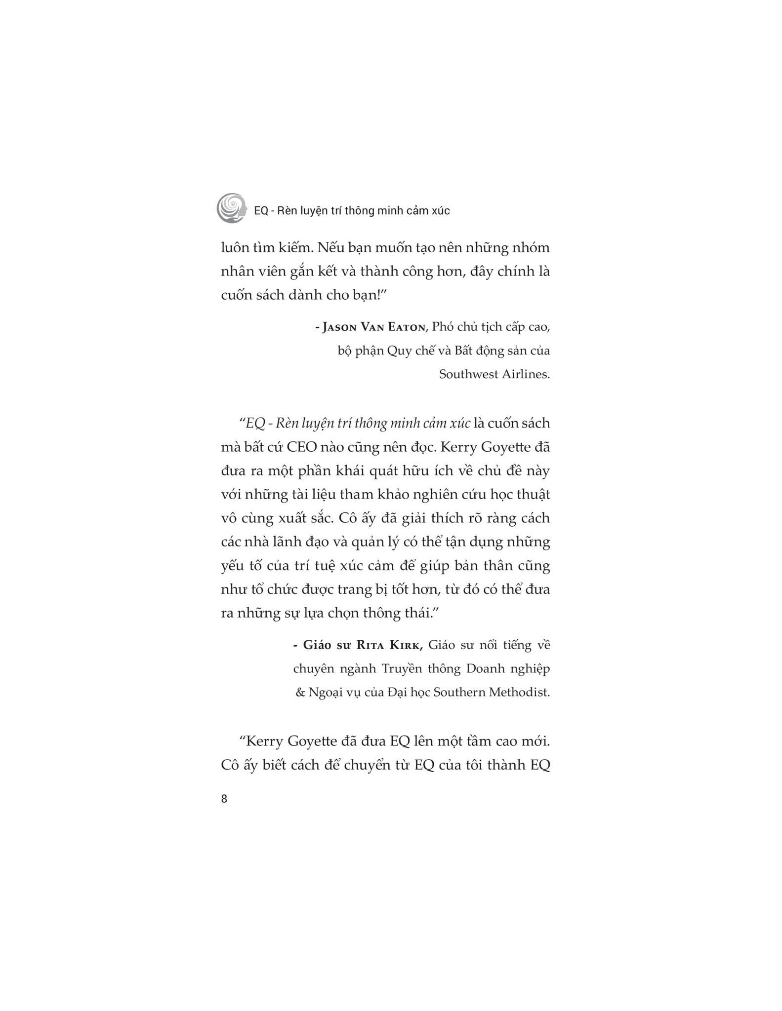  EQ - Rèn Luyện Trí Thông Minh Cảm Xúc 