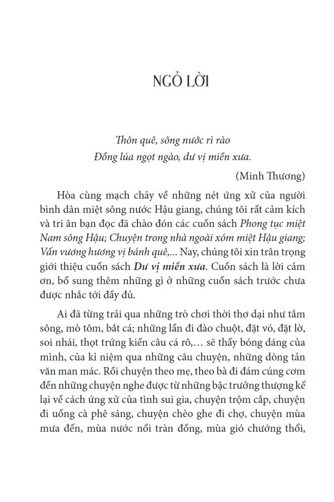  Dư Vị Miền Xưa 