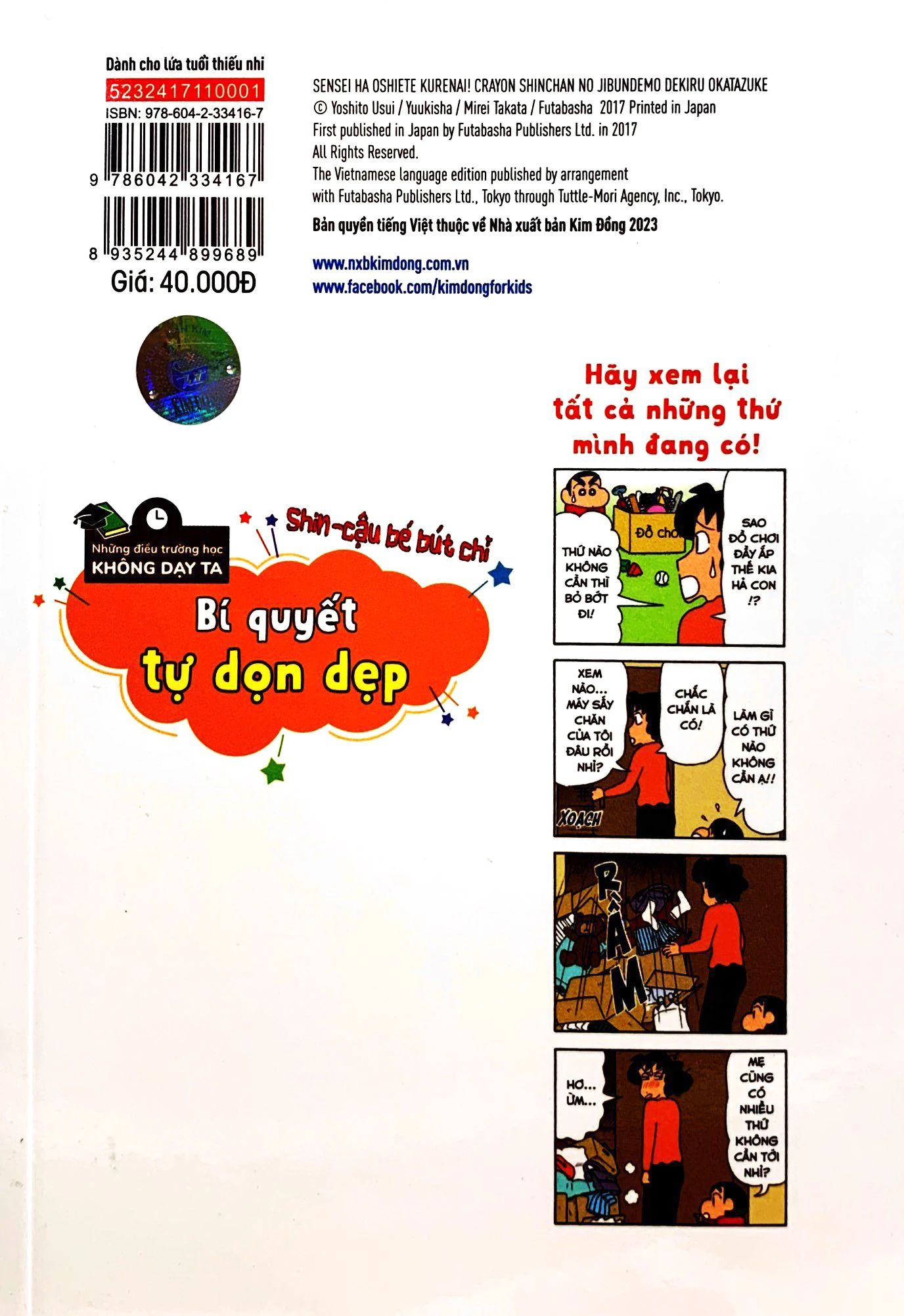  Những Điều Trường Học Không Dạy Ta – Shin - Cậu Bé Bút Chì: Bí Quyết Tự Dọn Dẹp 