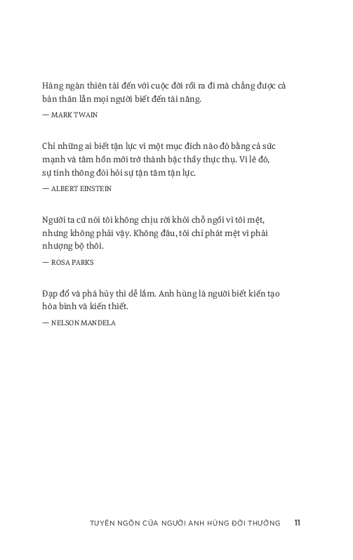  Tuyên Ngôn Của Người Anh Hùng Đời Thường - The Everyday Hero Manifesto 