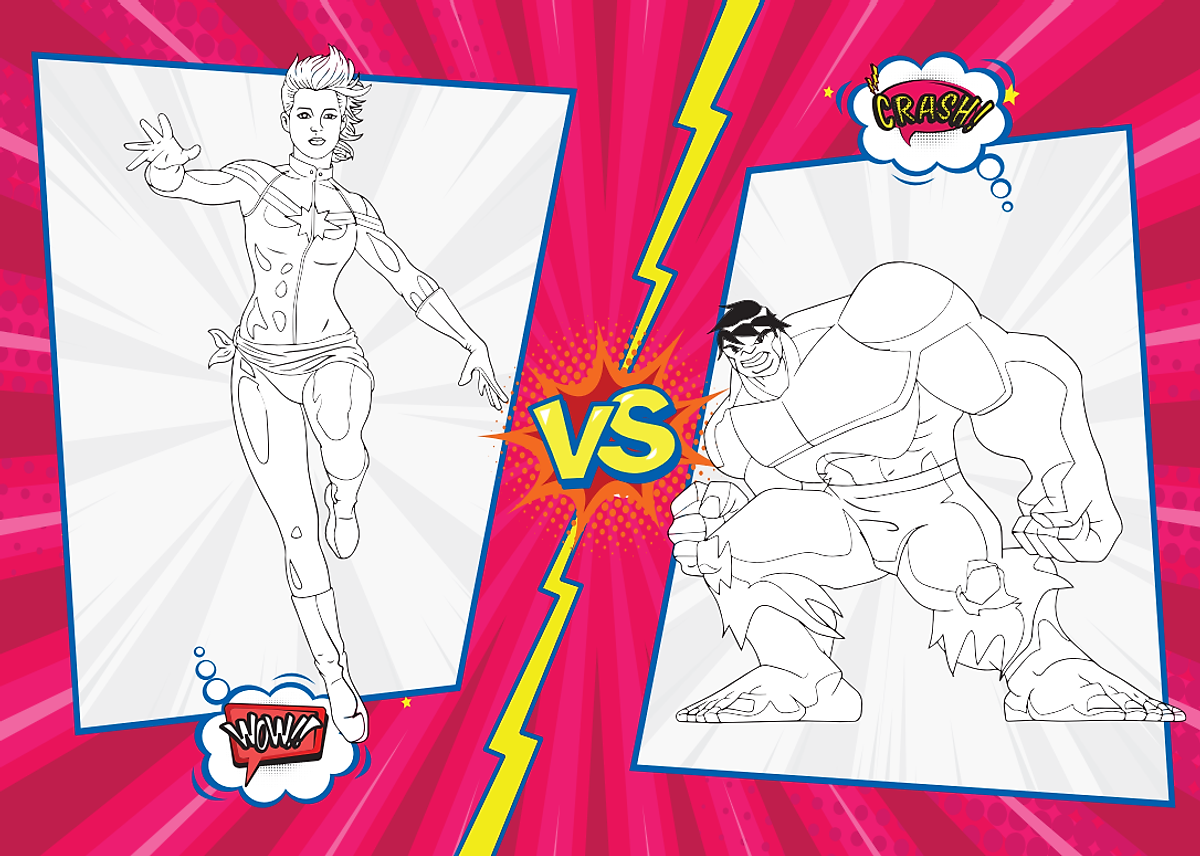  Tô Màu Siêu Anh Hùng Super Heroes - Tập 4 - Rèn luyện IQ EQ CQ (Tặng kèm 18 stickers) 