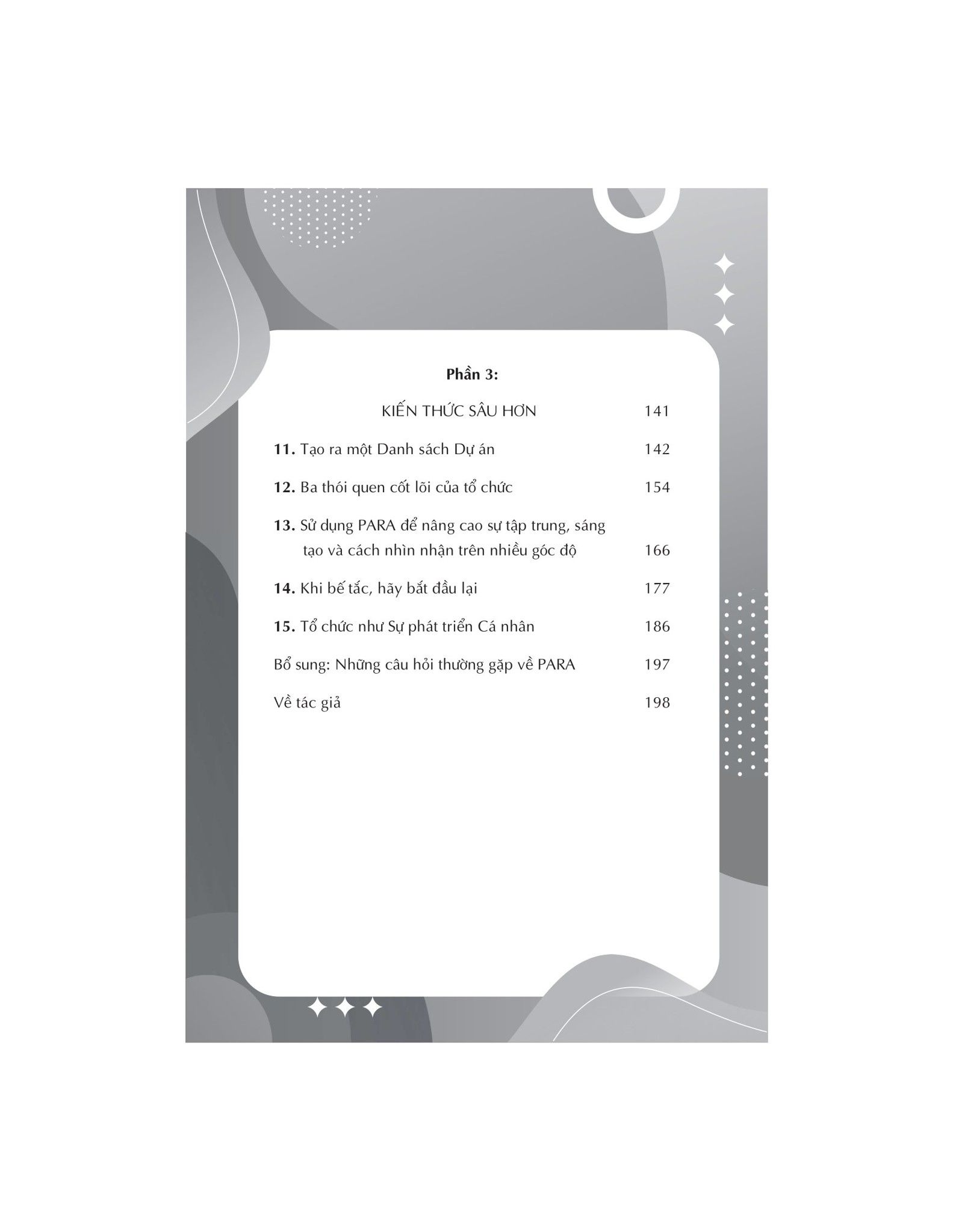  The Para Method - Phương Pháp Tổ Chức Thông Tin Trong Công Việc 