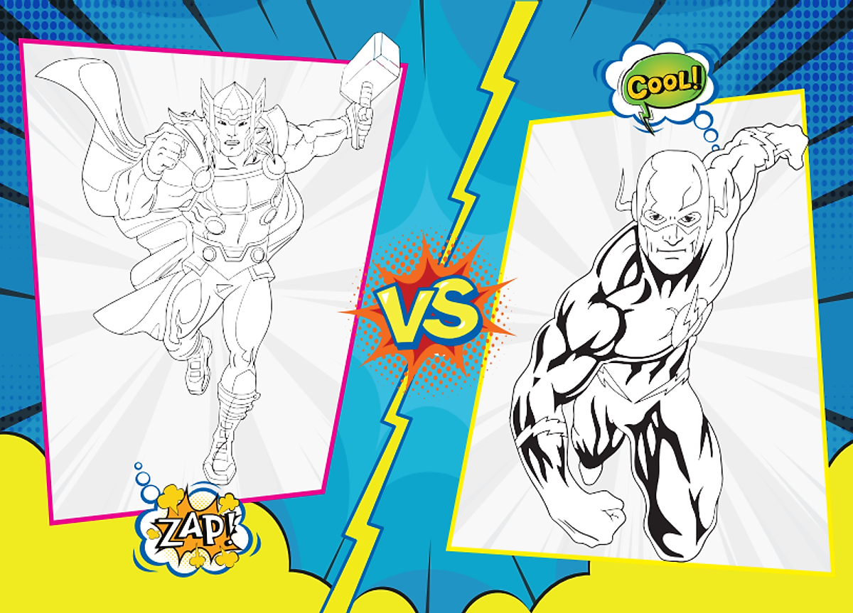  Tô Màu - Supper Heroes Siêu Anh Hùng 1 