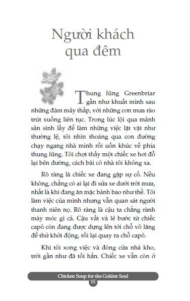  Chicken Soup For The Soul - Những Tâm Hồn Cao Thượng 