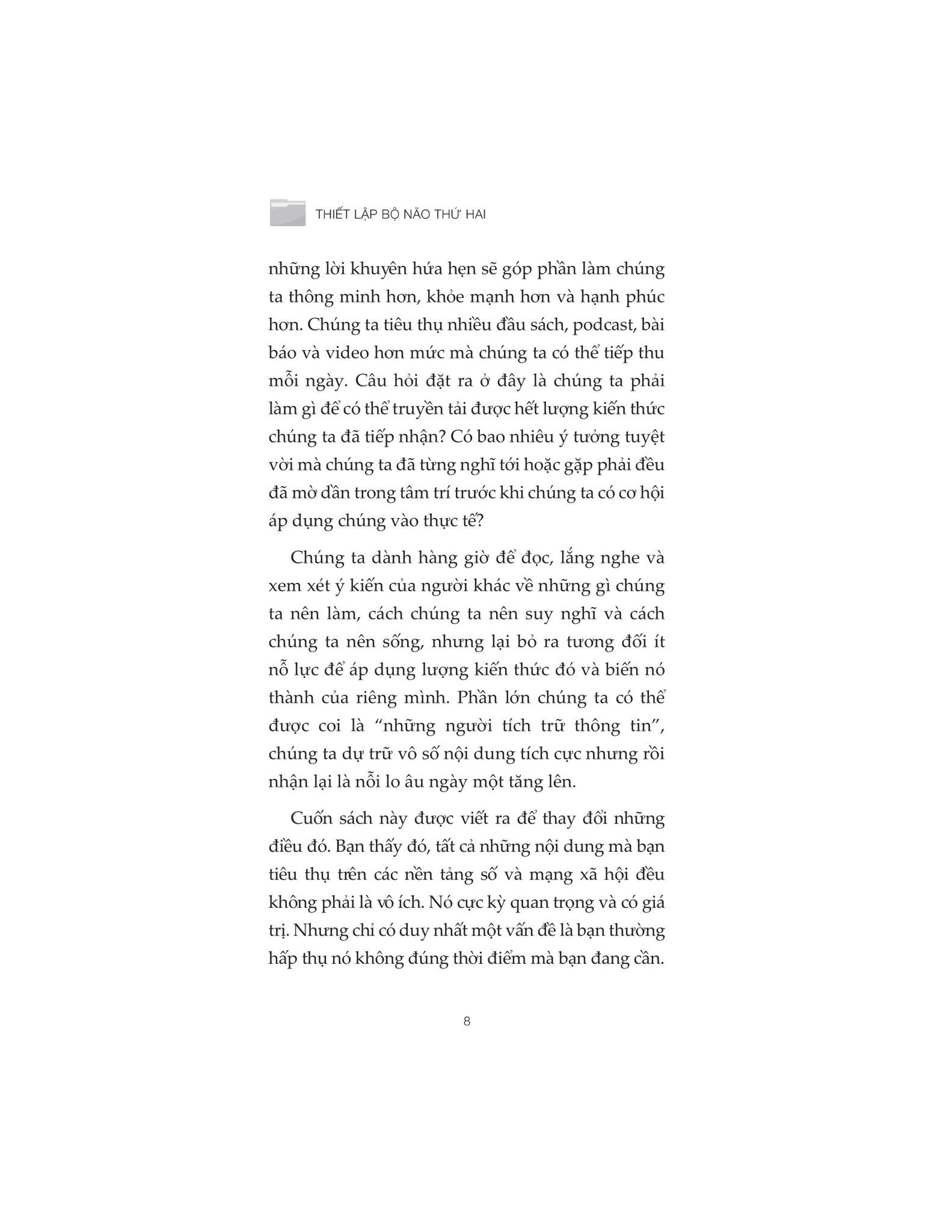  Building a Second Brain - Thiết Lập Bộ Não Thứ 2 