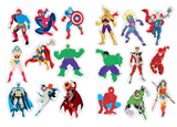  Tô Màu Super Heroes Siêu Anh Hùng - Tập 1 - Rèn luyện IQ EQ CQ (Tặng kèm stickers) 