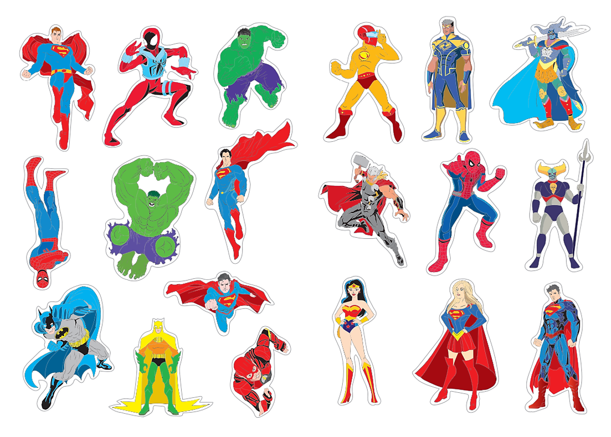  Tô Màu Siêu Anh Hùng Super Heroes - Tập 3 - Rèn luyện IQ EQ CQ (Tặng kèm 19 stickers) 