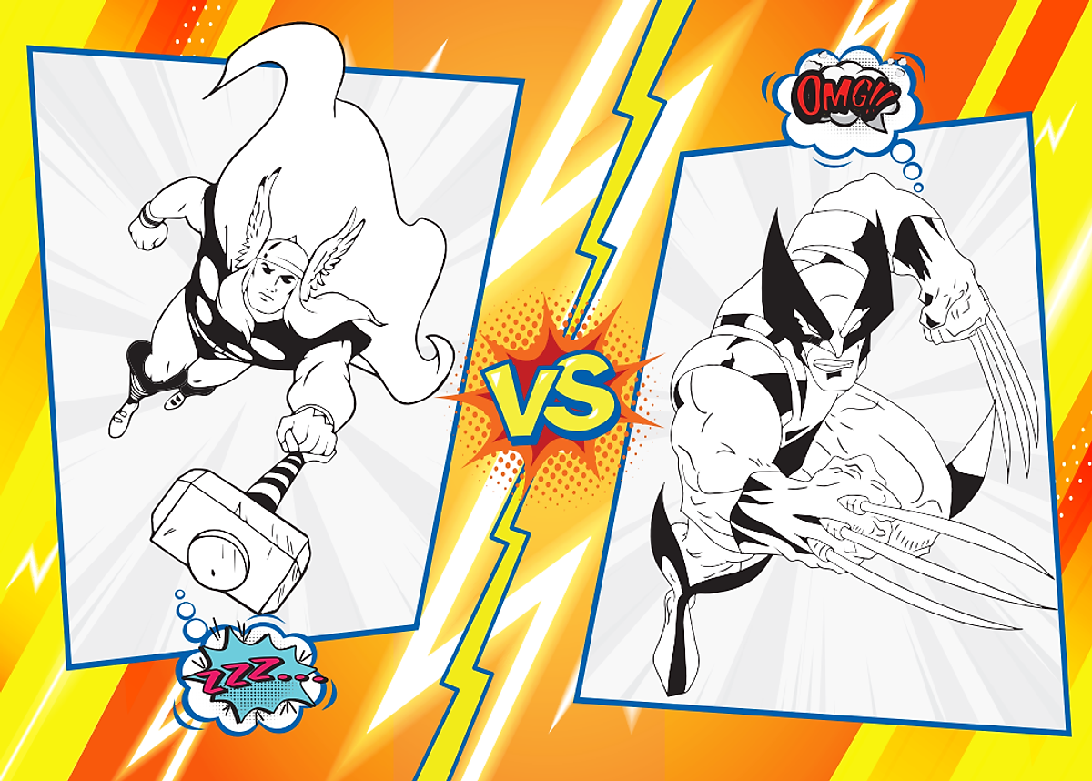  Tô màu rèn luyện IQ EQ CQ - Super heroes siêu anh hùng T2 tặng kèm sticker 