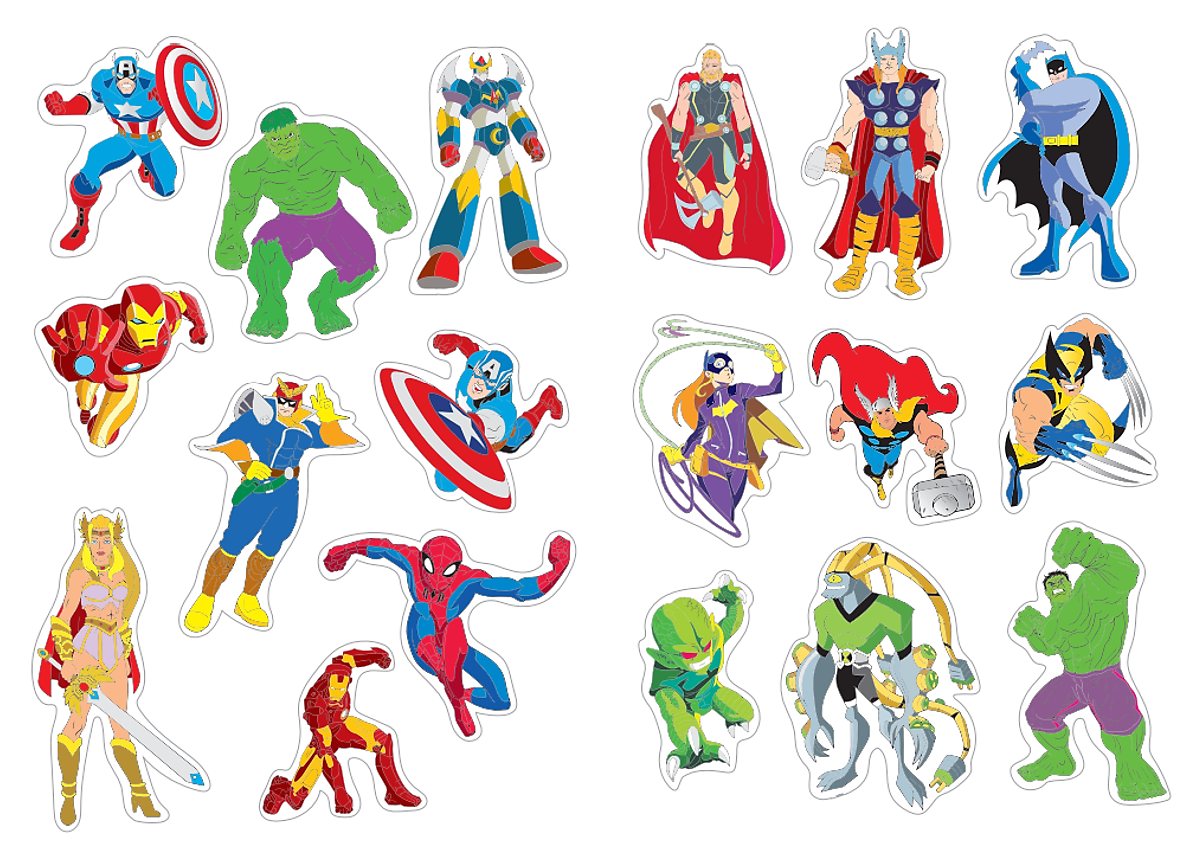  Tô màu rèn luyện IQ EQ CQ - Super heroes siêu anh hùng T2 tặng kèm sticker 
