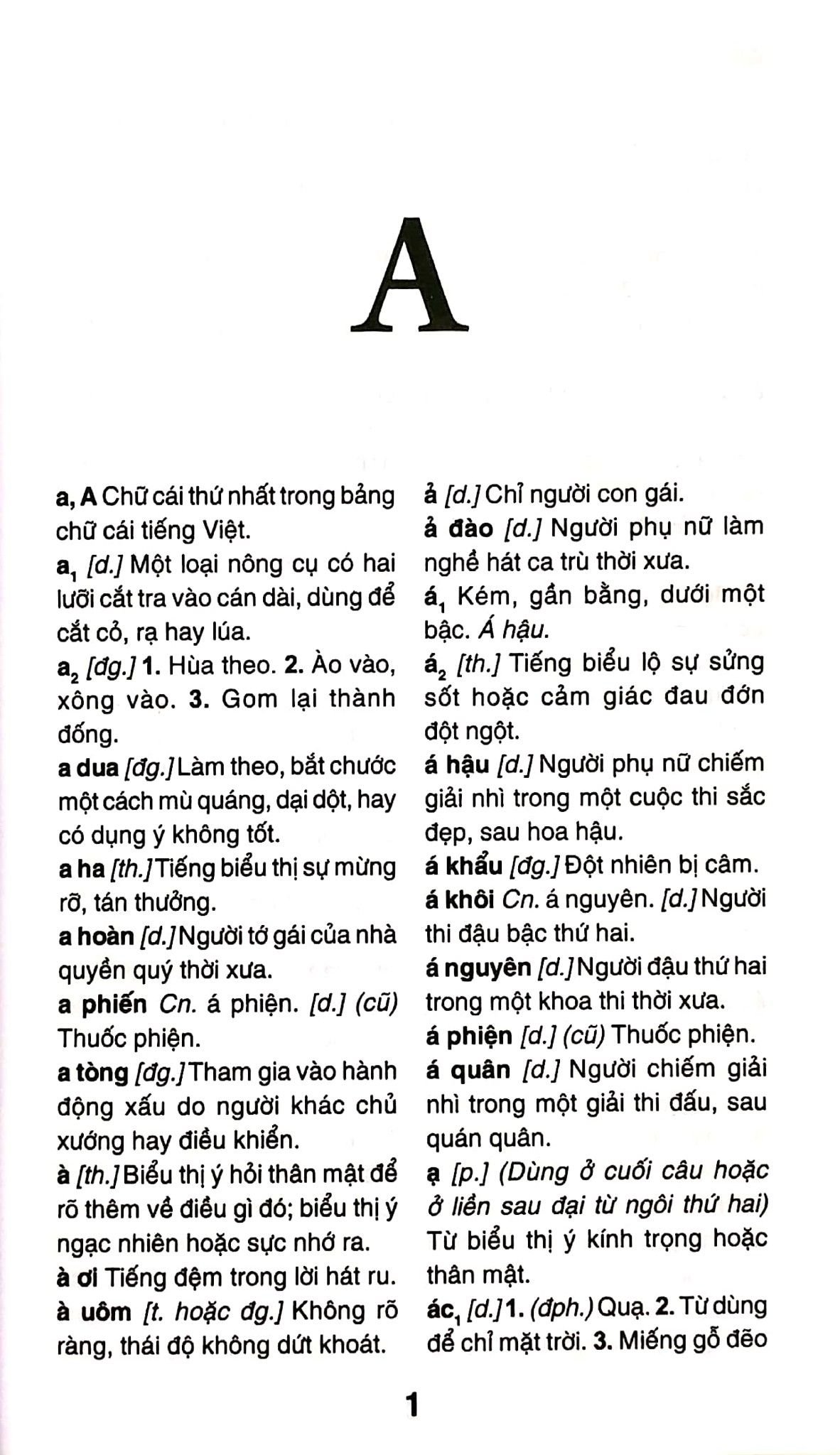  Từ Điển Tiếng Việt (10X16 Vl) 