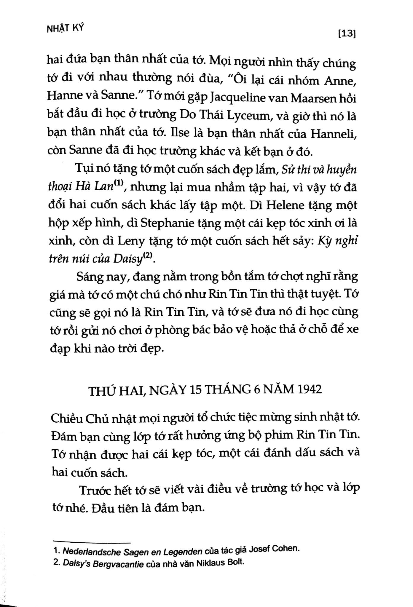  Nhật Ký Anne Frank 