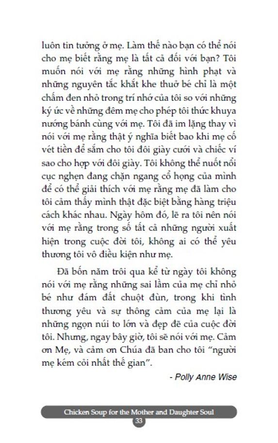  Chicken Soup For The Mother And Daughter Soul - Vòng Tay Của Mẹ 