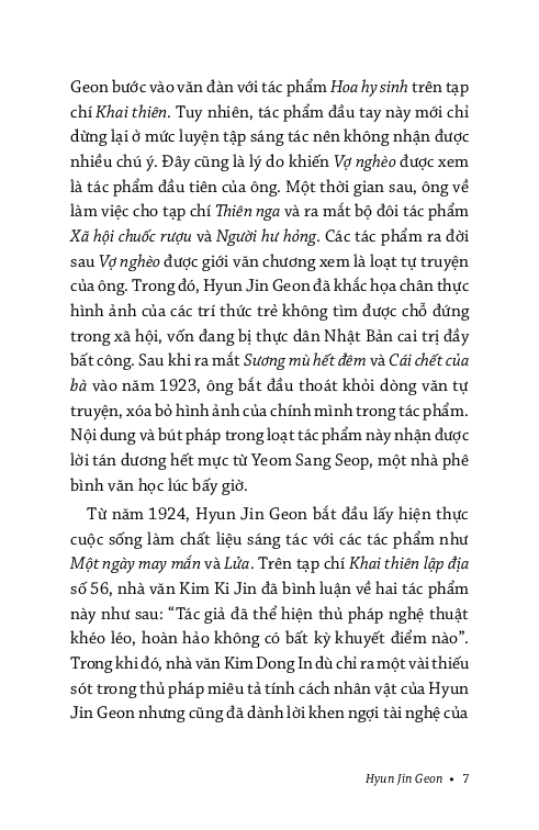  Truyện Ngắn Hiện Đại Hàn Quốc Tiêu Biểu - Kiên Cường Trong Gian Khó 