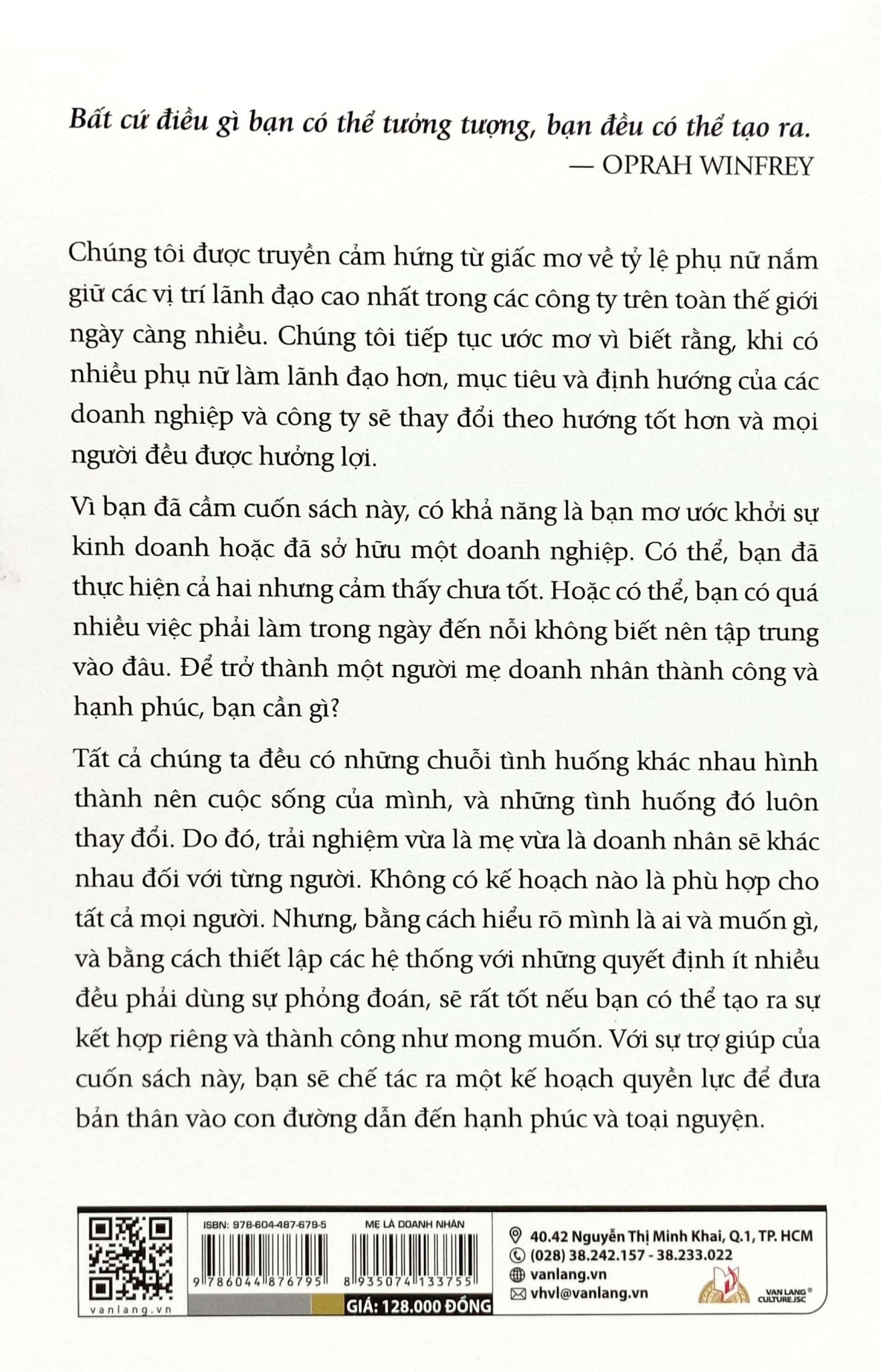  Mẹ Là Doanh Nhân 