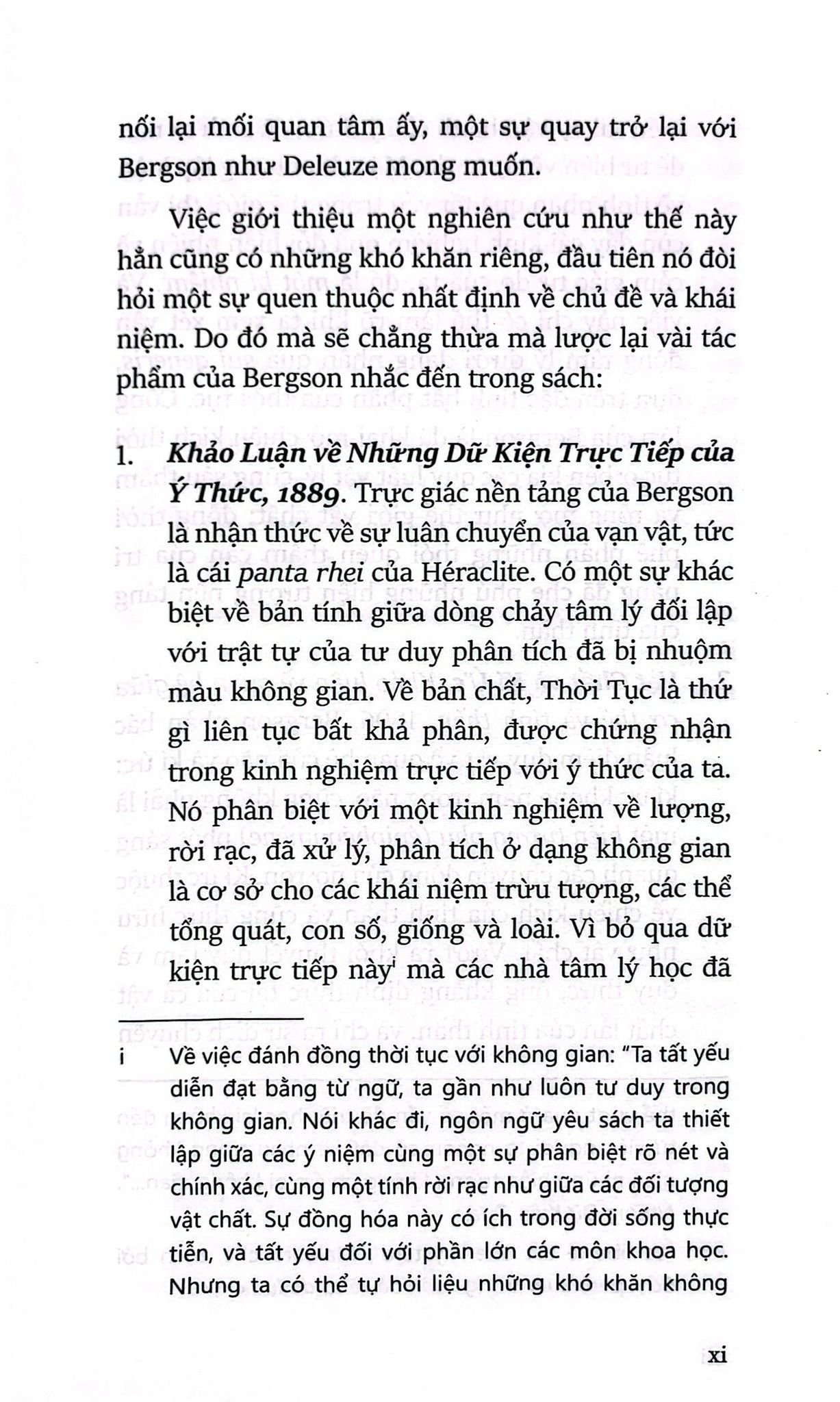  Học Thuyết Bergson 