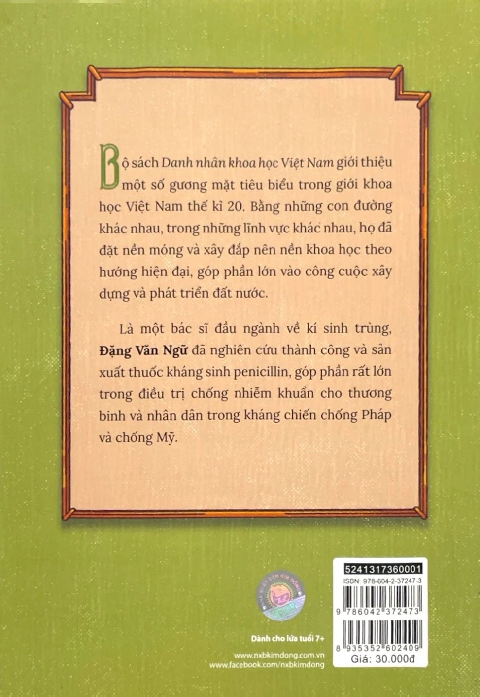  Danh Nhân Khoa Học Việt Nam - Đặng Văn Ngữ 