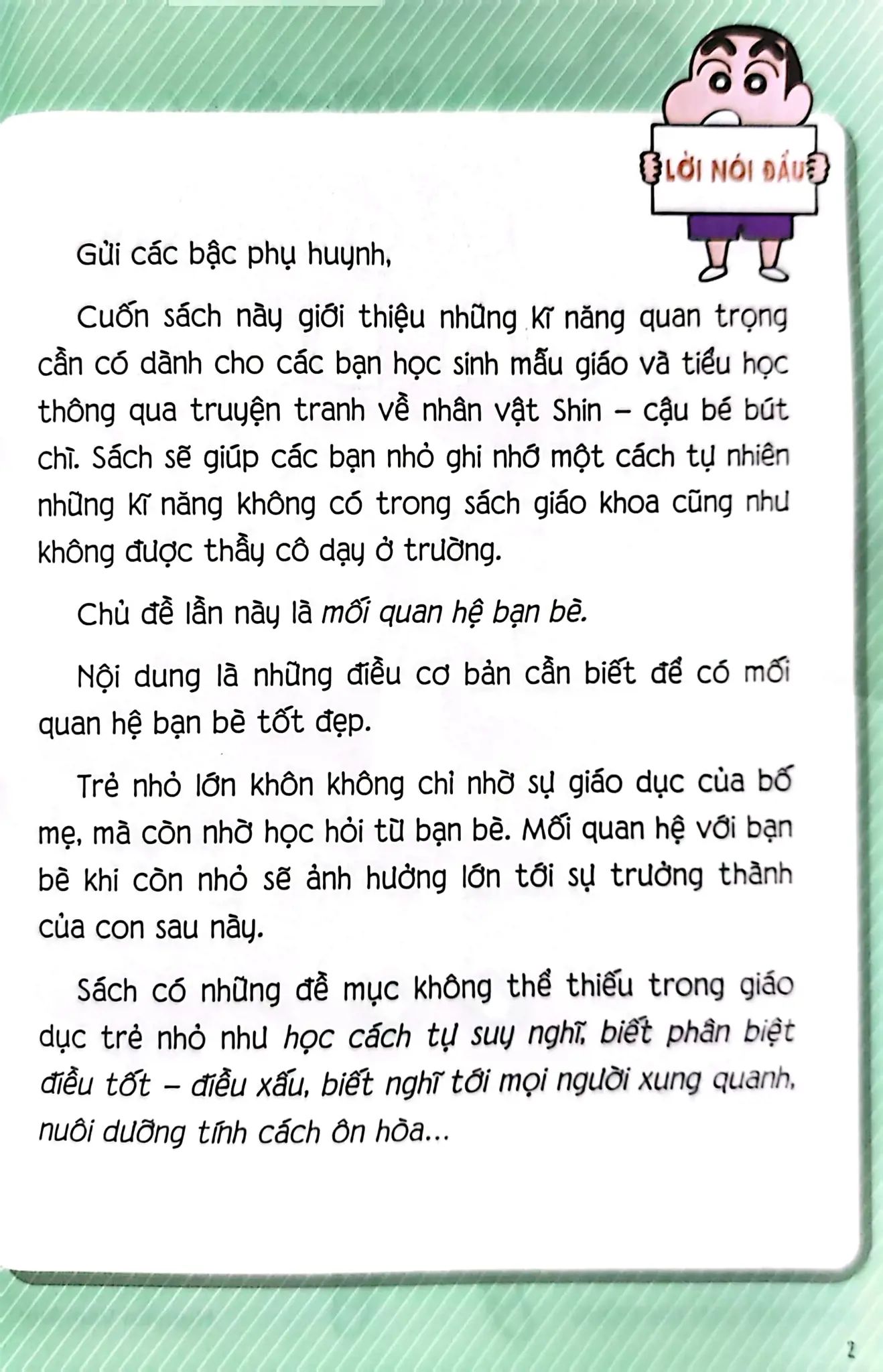  Những Điều Trường Học Không Dạy Ta – Shin - Cậu Bé Bút Chì: Bí Quyết Giữ Gìn Tình Bạn 