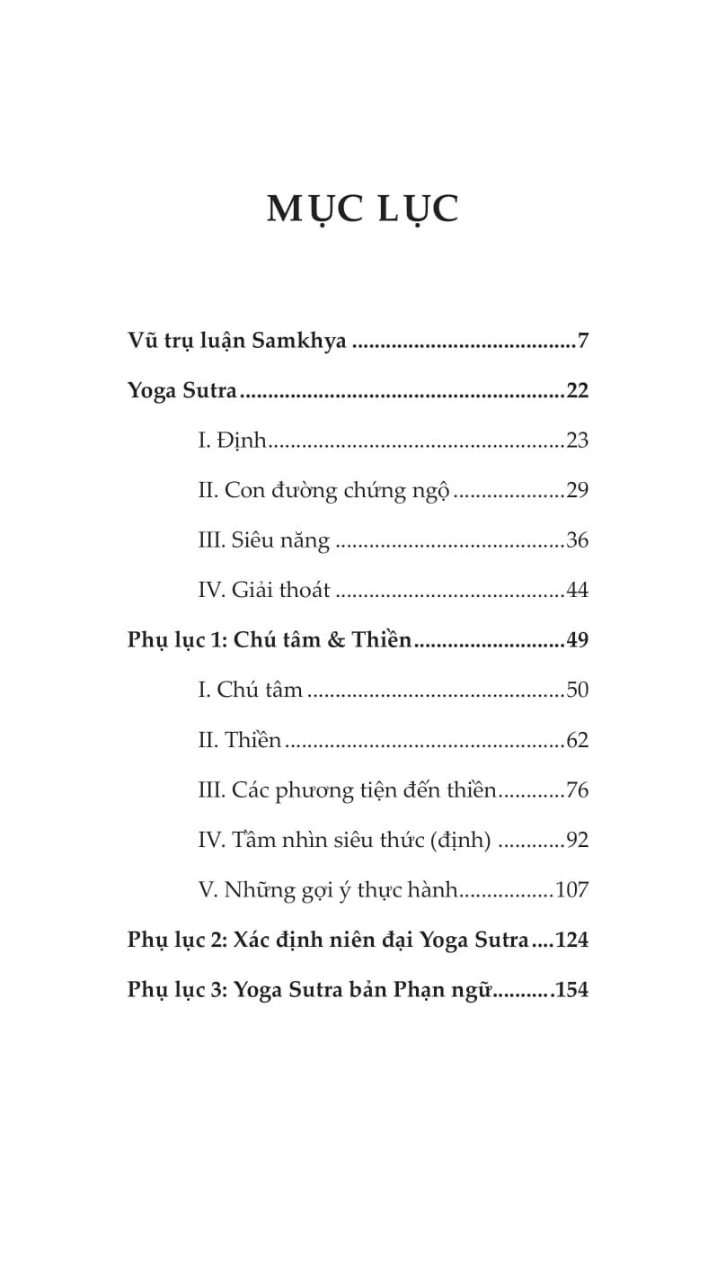  Yoga Sutra (Dịch Từ Tiếng Phạn) 