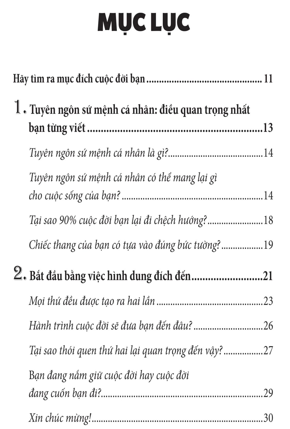  Tuyên Ngôn Sứ Mệnh Cuộc Đời - Hành Trình Tìm Mục Đích, Chọn Mục Tiêu Và Đạt Được Ước Mơ 