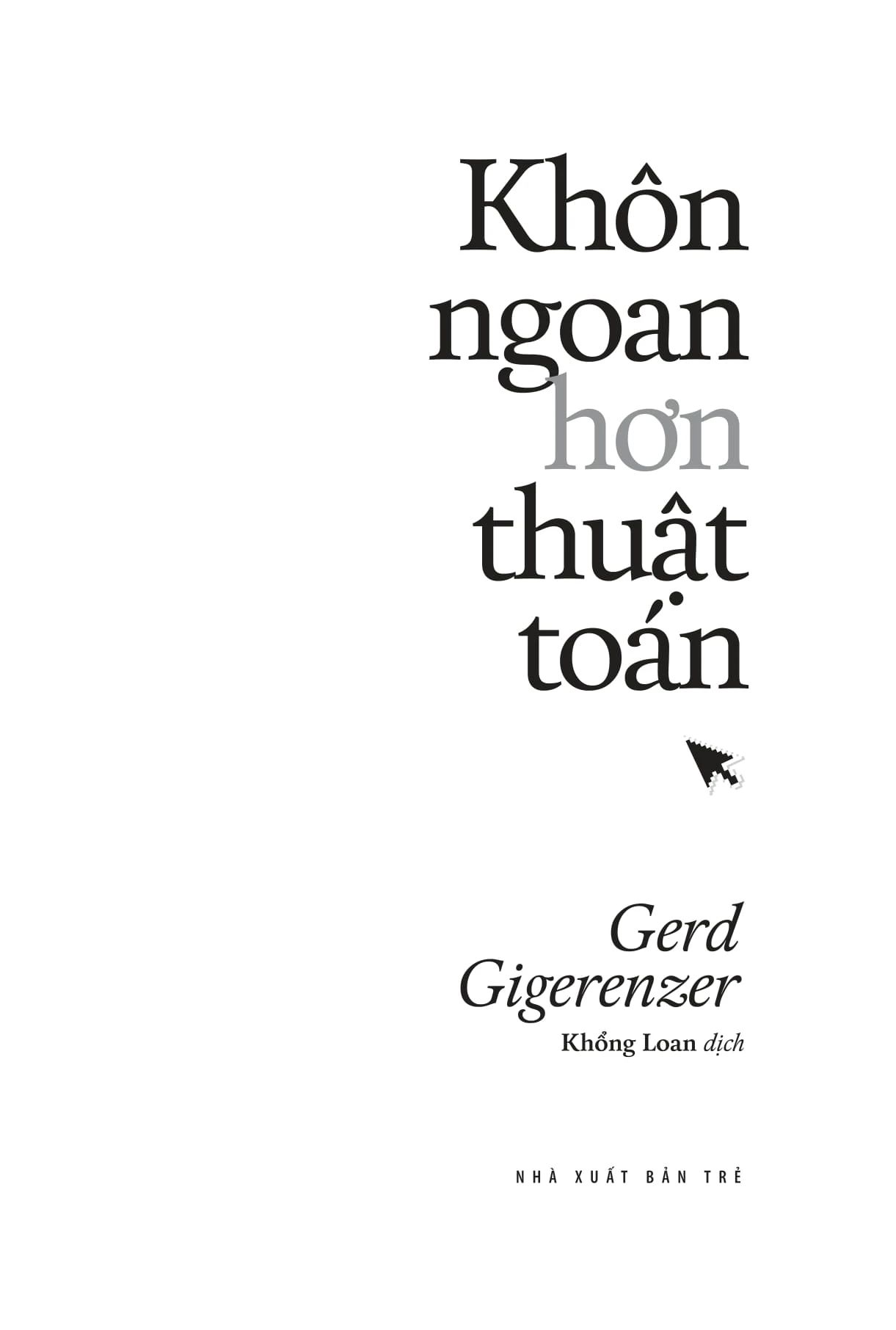  Khôn Ngoan Hơn Thuật Toán 