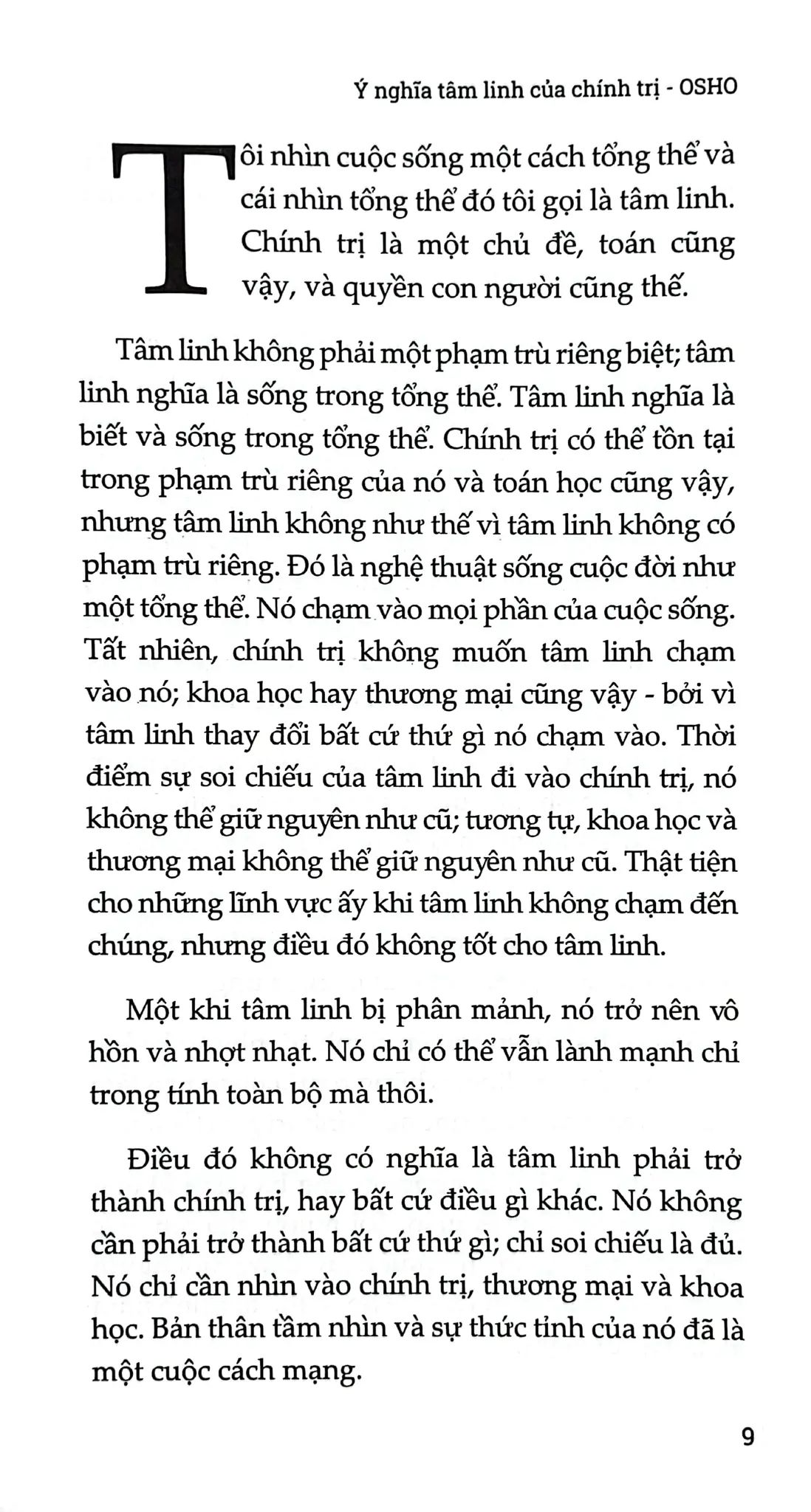  Ý Nghĩa Tâm Linh Của Chính Trị 
