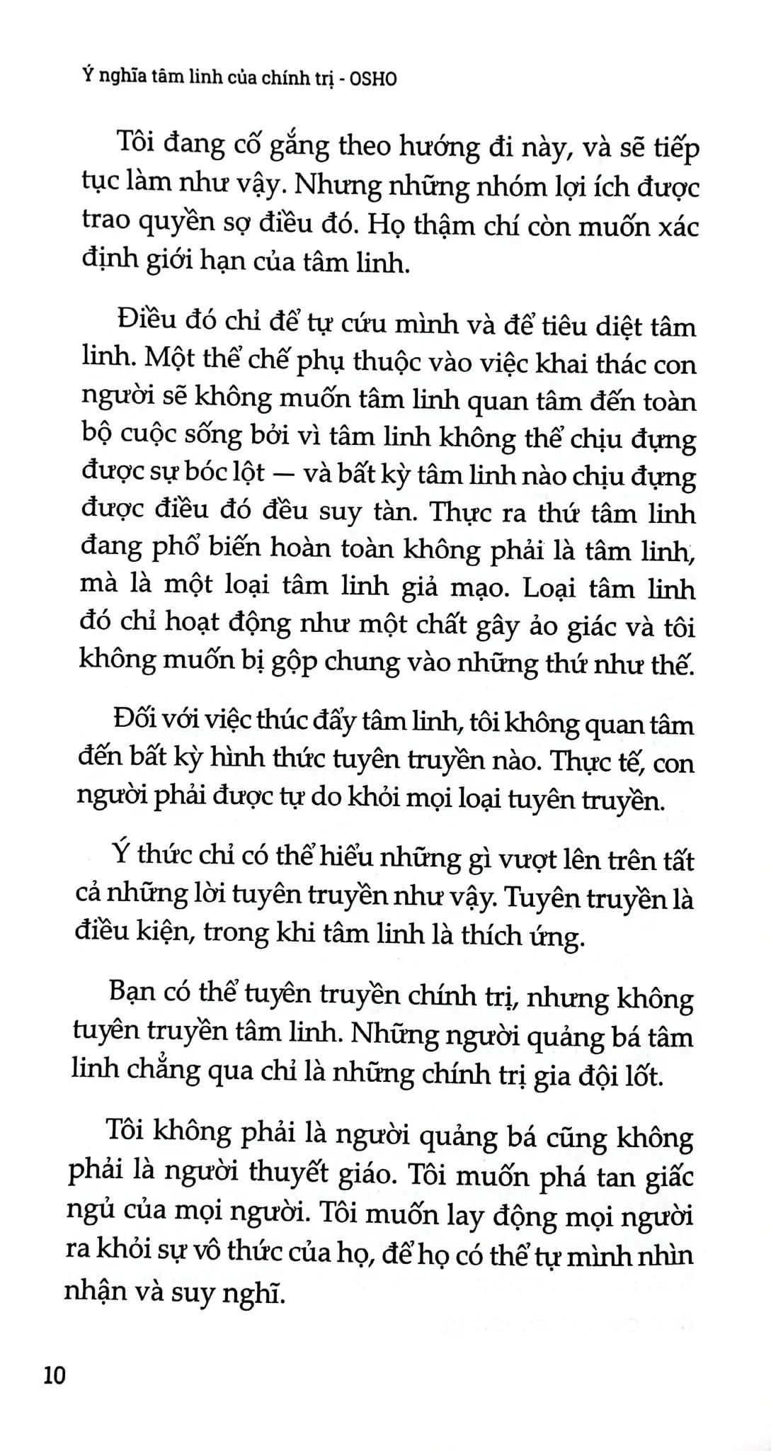  Ý Nghĩa Tâm Linh Của Chính Trị 