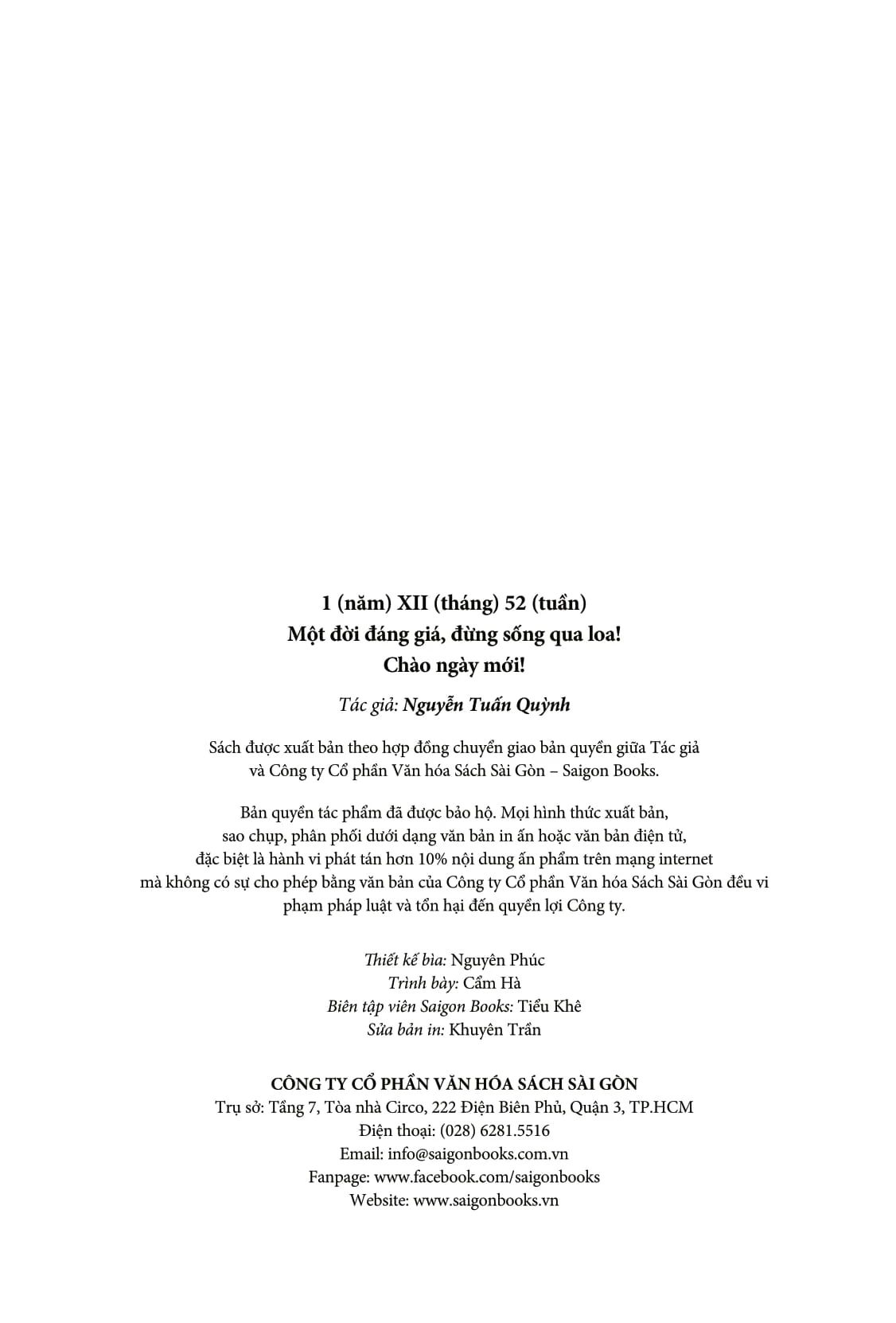  Chào Ngày Mới - Một Đời Đáng Giá Đừng Sống Qua Loa 