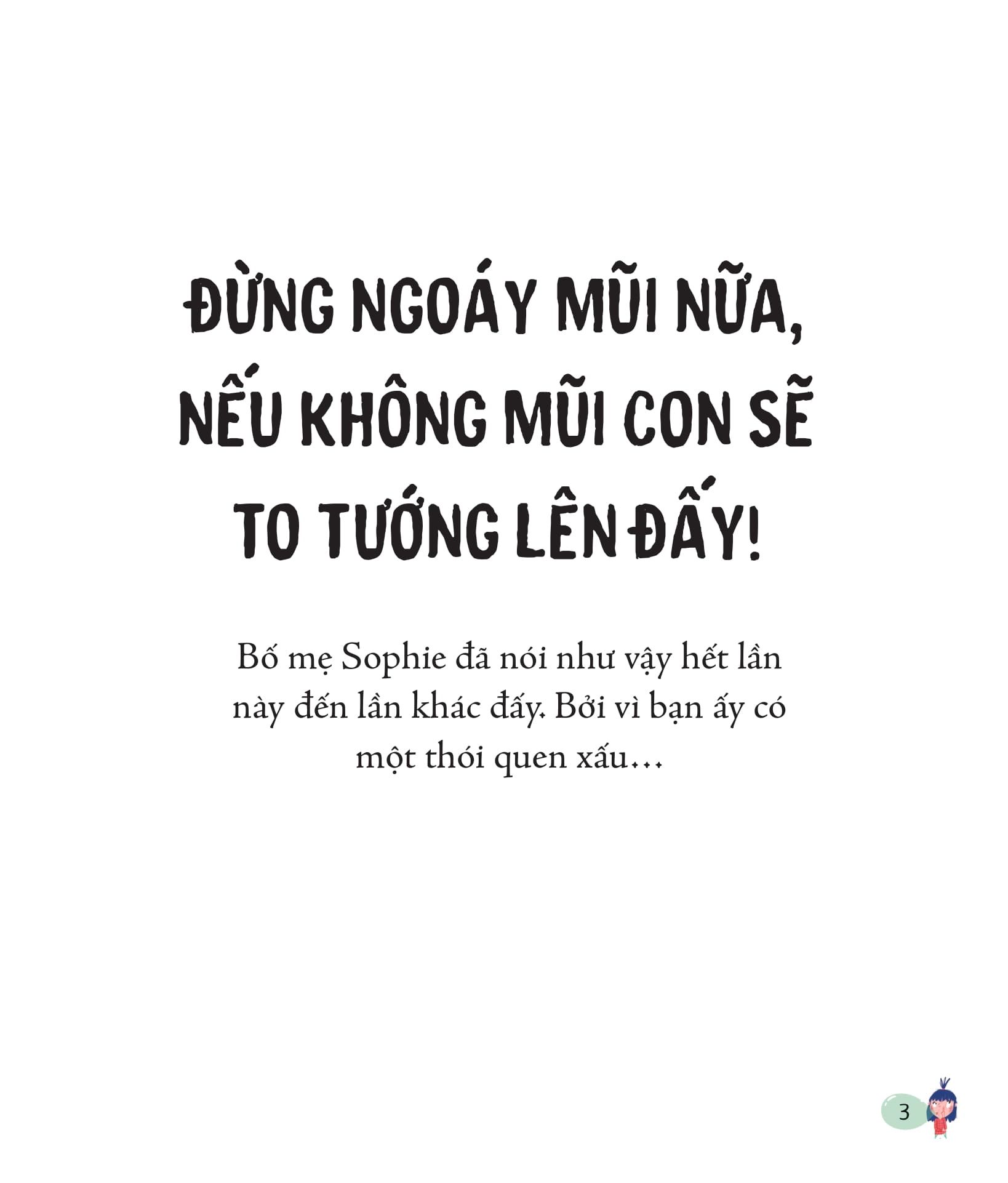  Đừng Ngoáy Mũi Nữa! 