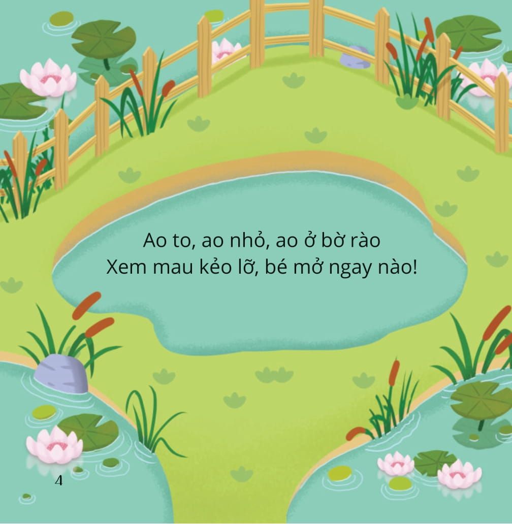  Bé Thông Minh Đóng Mở Kì Diệu Bên Trong Ao Nước 
