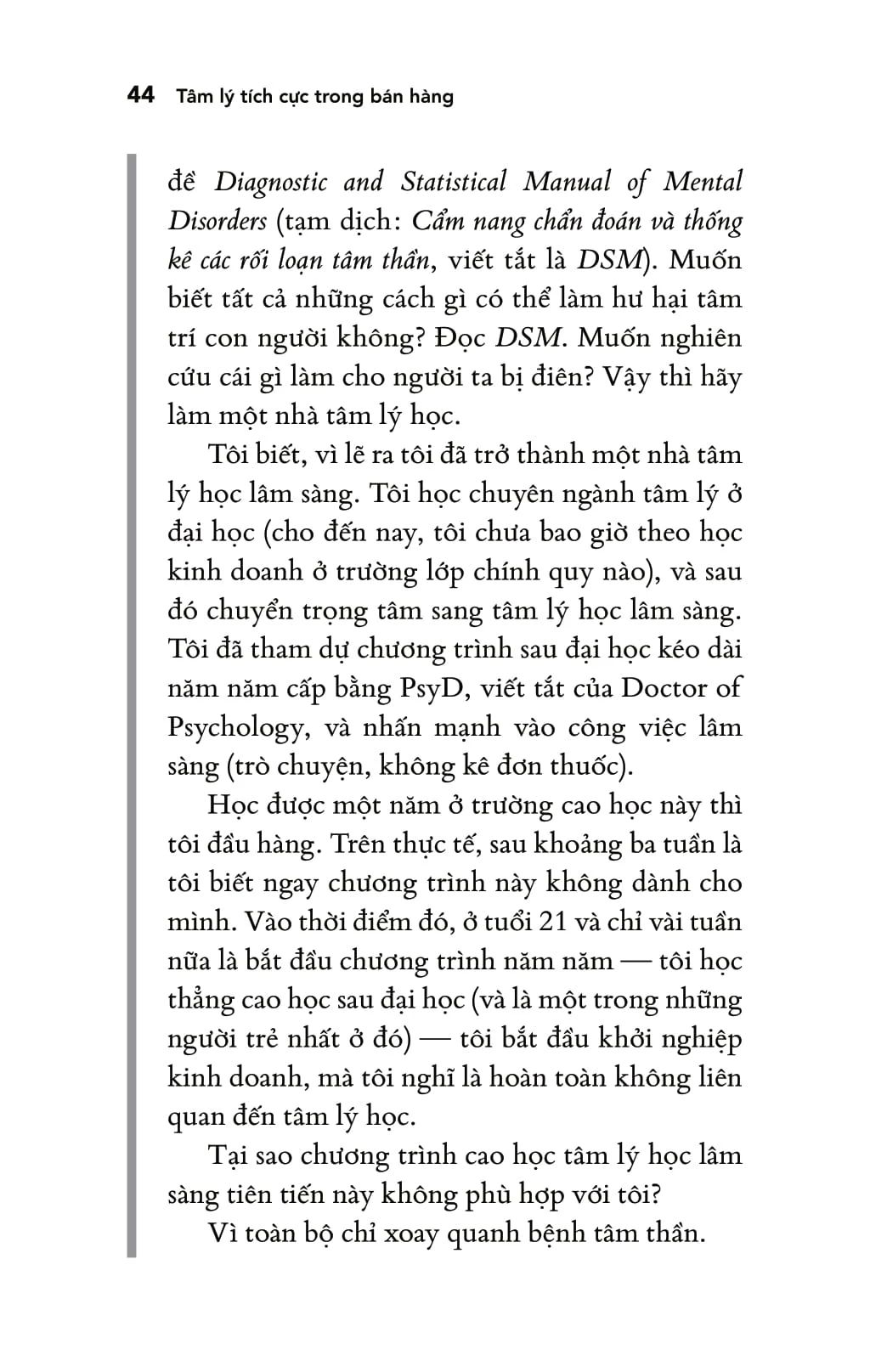  Tâm Lý Học Tích Cực Trong Bán Hàng: Tăng Tự Tin, Tăng Doanh Số Và Thêm Hạnh Phúc 