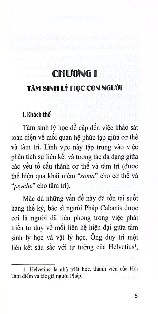  Tâm Sinh Lý Học Con Người 